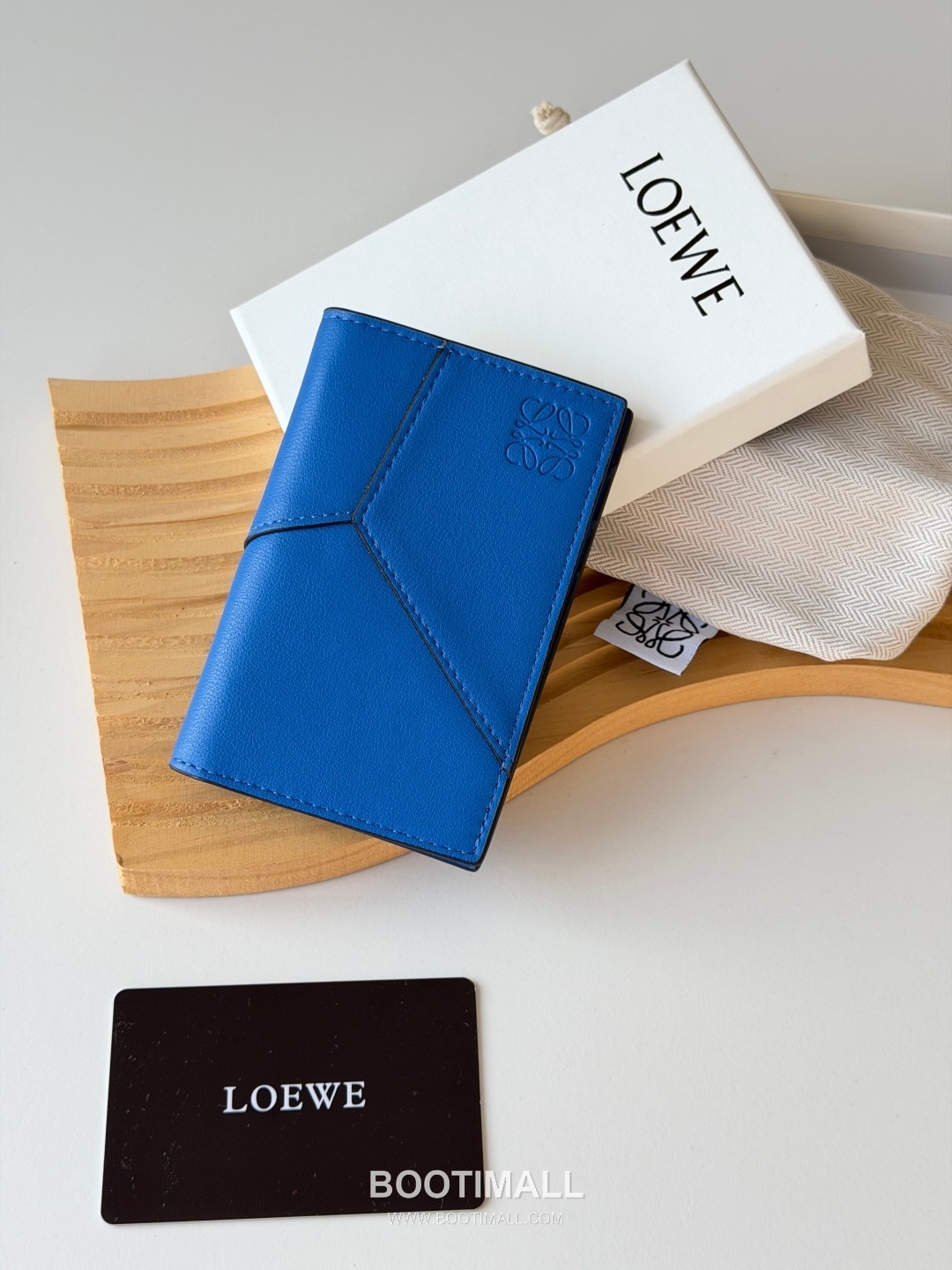 Loewe Puzzle Smooth Calfskin Pocket Organizer Card Holder 로에베 퍼즐 스무스 카프스킨 포켓 오거나이저 카드지갑 L1132 11cm 1