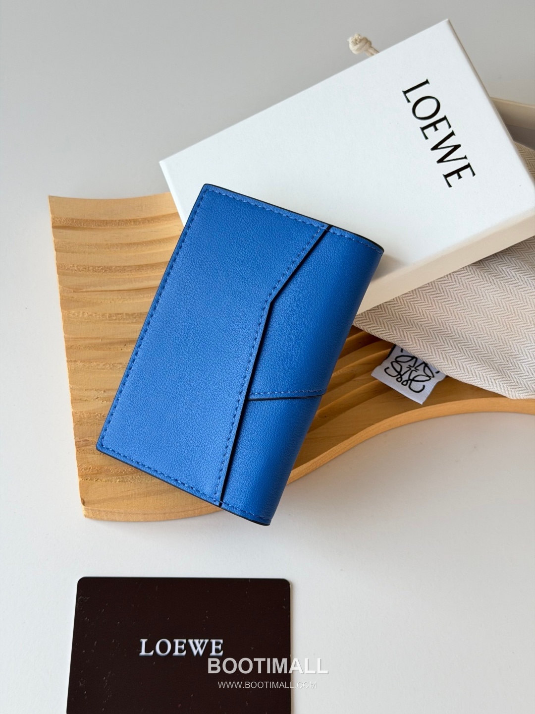 Loewe Puzzle Smooth Calfskin Pocket Organizer Card Holder 로에베 퍼즐 스무스 카프스킨 포켓 오거나이저 카드지갑 L1132 11cm 2
