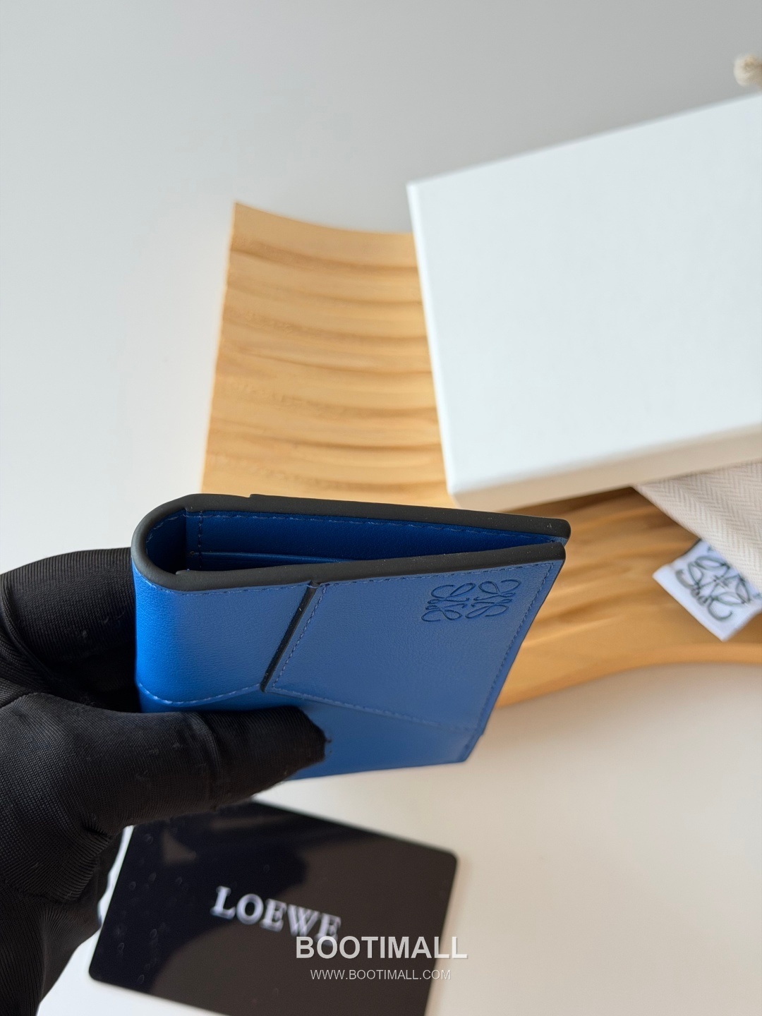 Loewe Puzzle Smooth Calfskin Pocket Organizer Card Holder 로에베 퍼즐 스무스 카프스킨 포켓 오거나이저 카드지갑 L1132 11cm 4