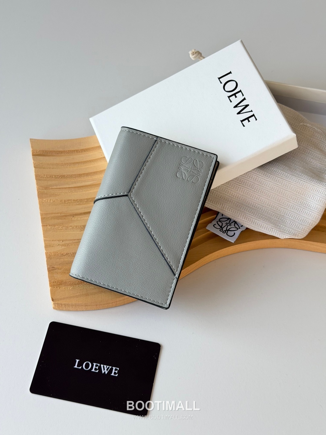 Loewe Puzzle Smooth Calfskin Pocket Organizer Card Holder 로에베 퍼즐 스무스 카프스킨 포켓 오거나이저 카드지갑 L1132 11cm 1