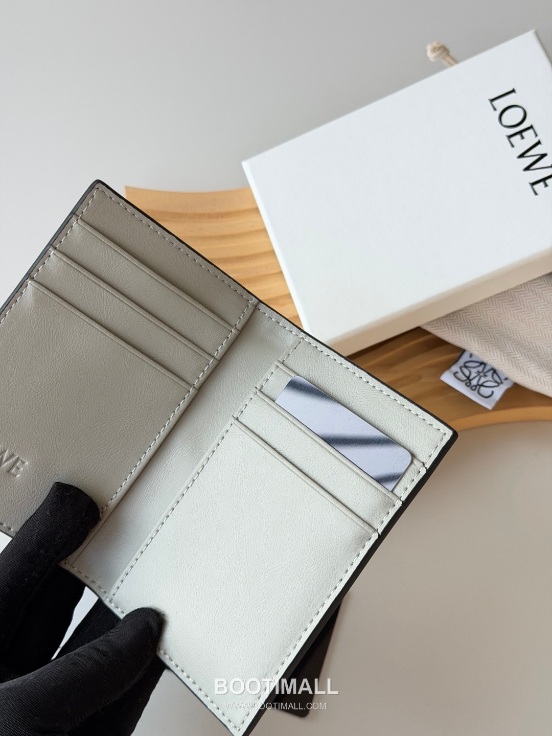 Loewe Puzzle Smooth Calfskin Pocket Organizer Card Holder 로에베 퍼즐 스무스 카프스킨 포켓 오거나이저 카드지갑 L1132 11cm 8