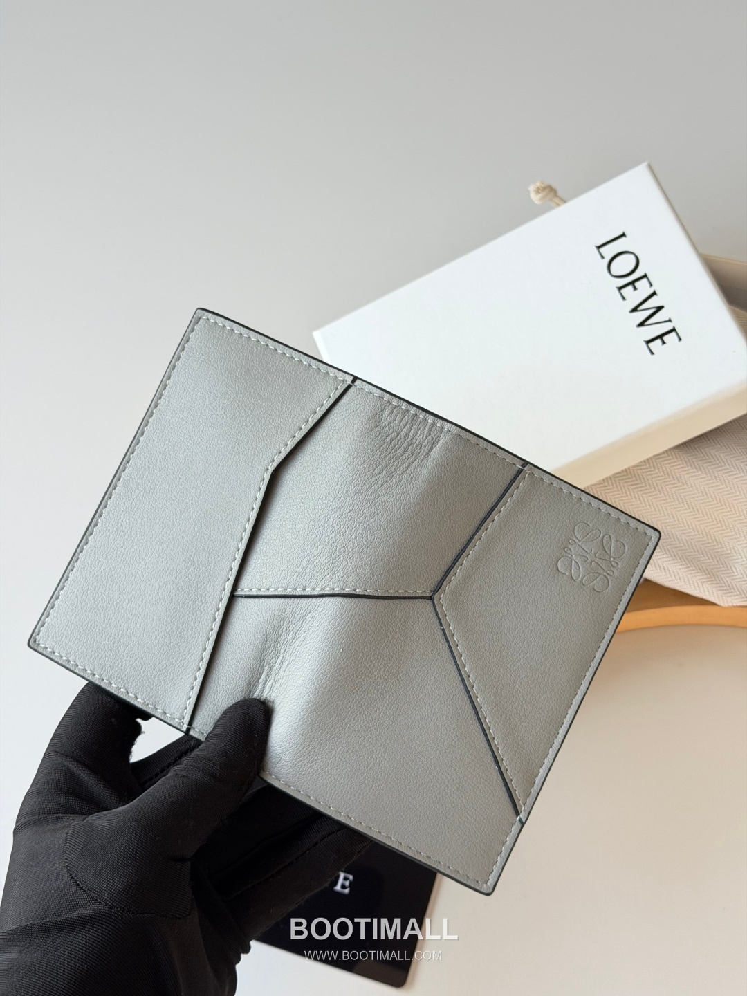 Loewe Puzzle Smooth Calfskin Pocket Organizer Card Holder 로에베 퍼즐 스무스 카프스킨 포켓 오거나이저 카드지갑 L1132 11cm 9