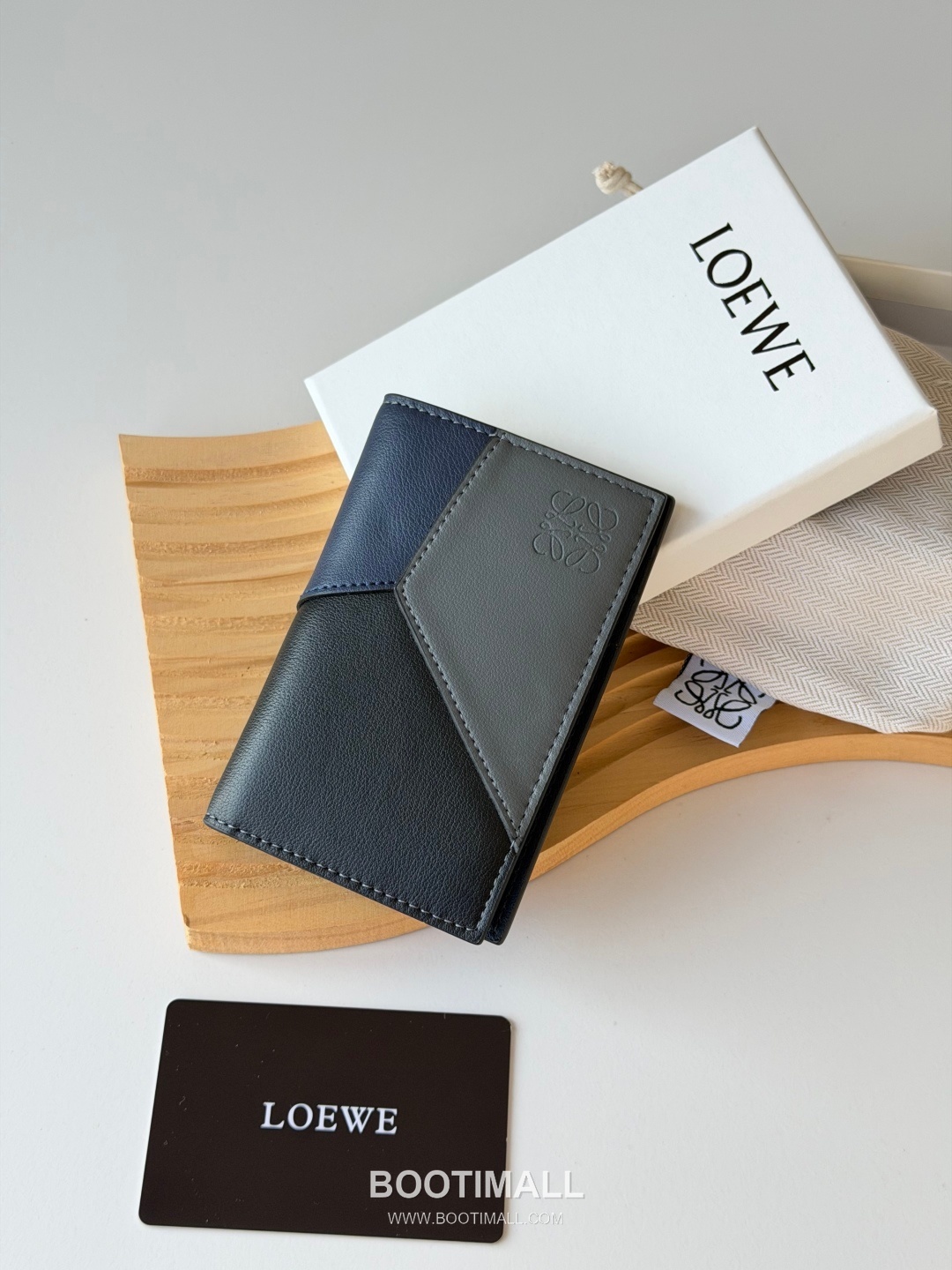 Loewe Puzzle Smooth Calfskin Pocket Organizer Card Holder 로에베 퍼즐 스무스 카프스킨 포켓 오거나이저 카드지갑 L1132 11cm 1