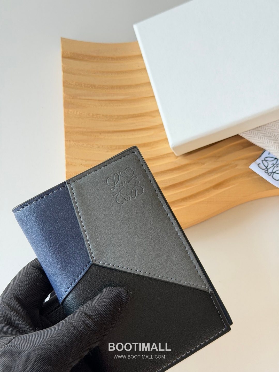 Loewe Puzzle Smooth Calfskin Pocket Organizer Card Holder 로에베 퍼즐 스무스 카프스킨 포켓 오거나이저 카드지갑 L1132 11cm 3