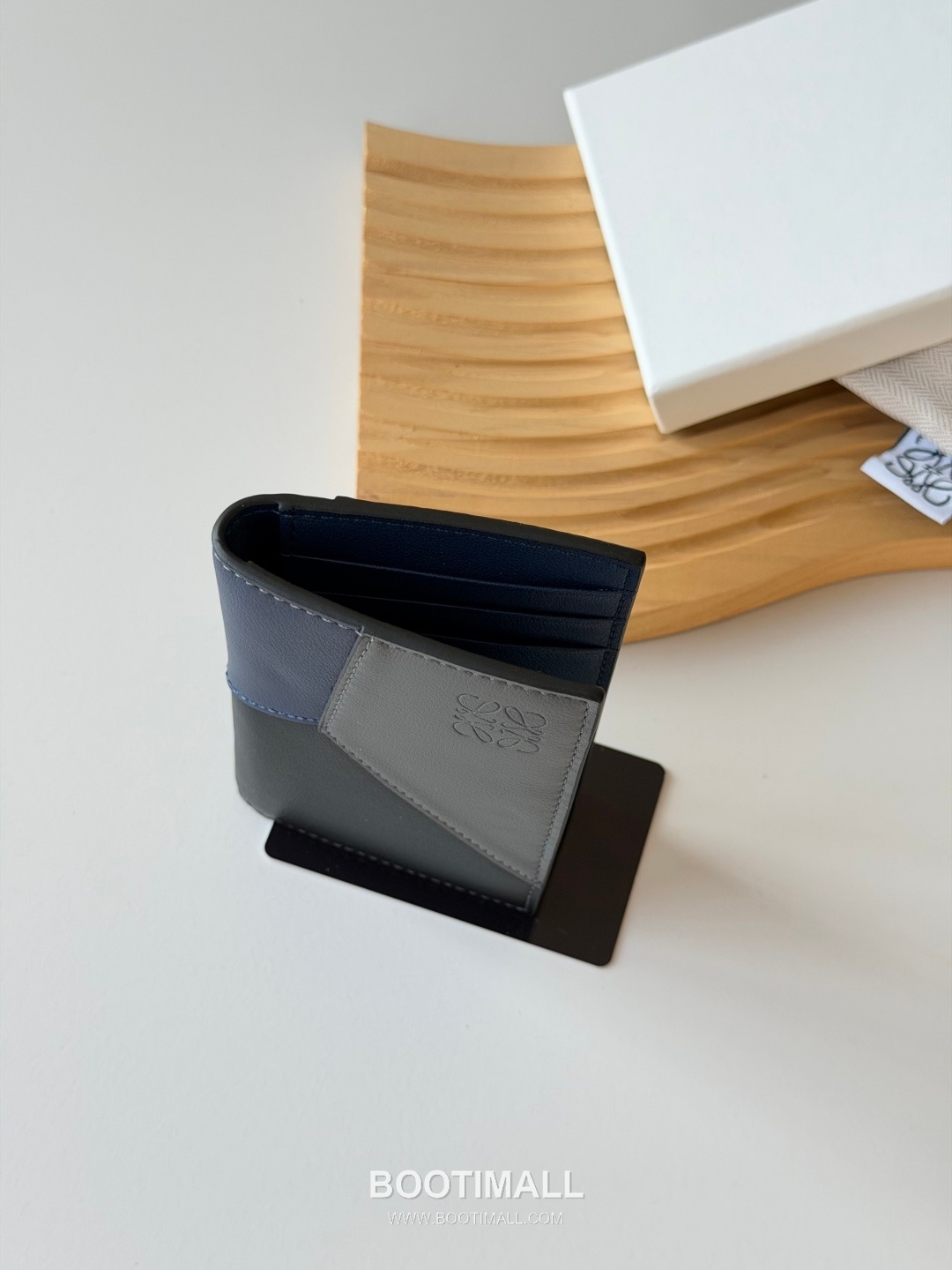 Loewe Puzzle Smooth Calfskin Pocket Organizer Card Holder 로에베 퍼즐 스무스 카프스킨 포켓 오거나이저 카드지갑 L1132 11cm 4