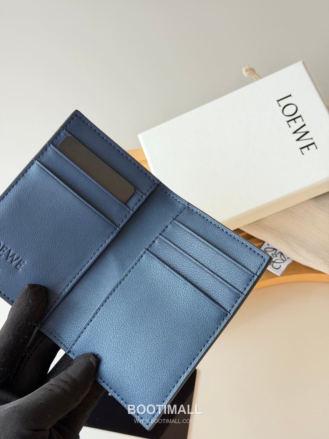 Loewe Puzzle Smooth Calfskin Pocket Organizer Card Holder 로에베 퍼즐 스무스 카프스킨 포켓 오거나이저 카드지갑 L1132 11cm 8
