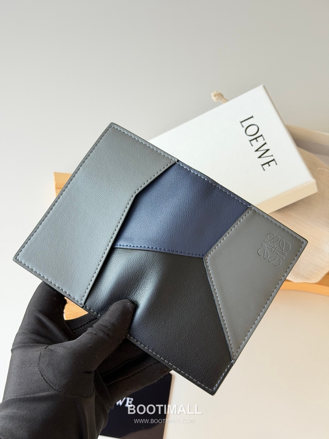 Loewe Puzzle Smooth Calfskin Pocket Organizer Card Holder 로에베 퍼즐 스무스 카프스킨 포켓 오거나이저 카드지갑 L1132 11cm 9