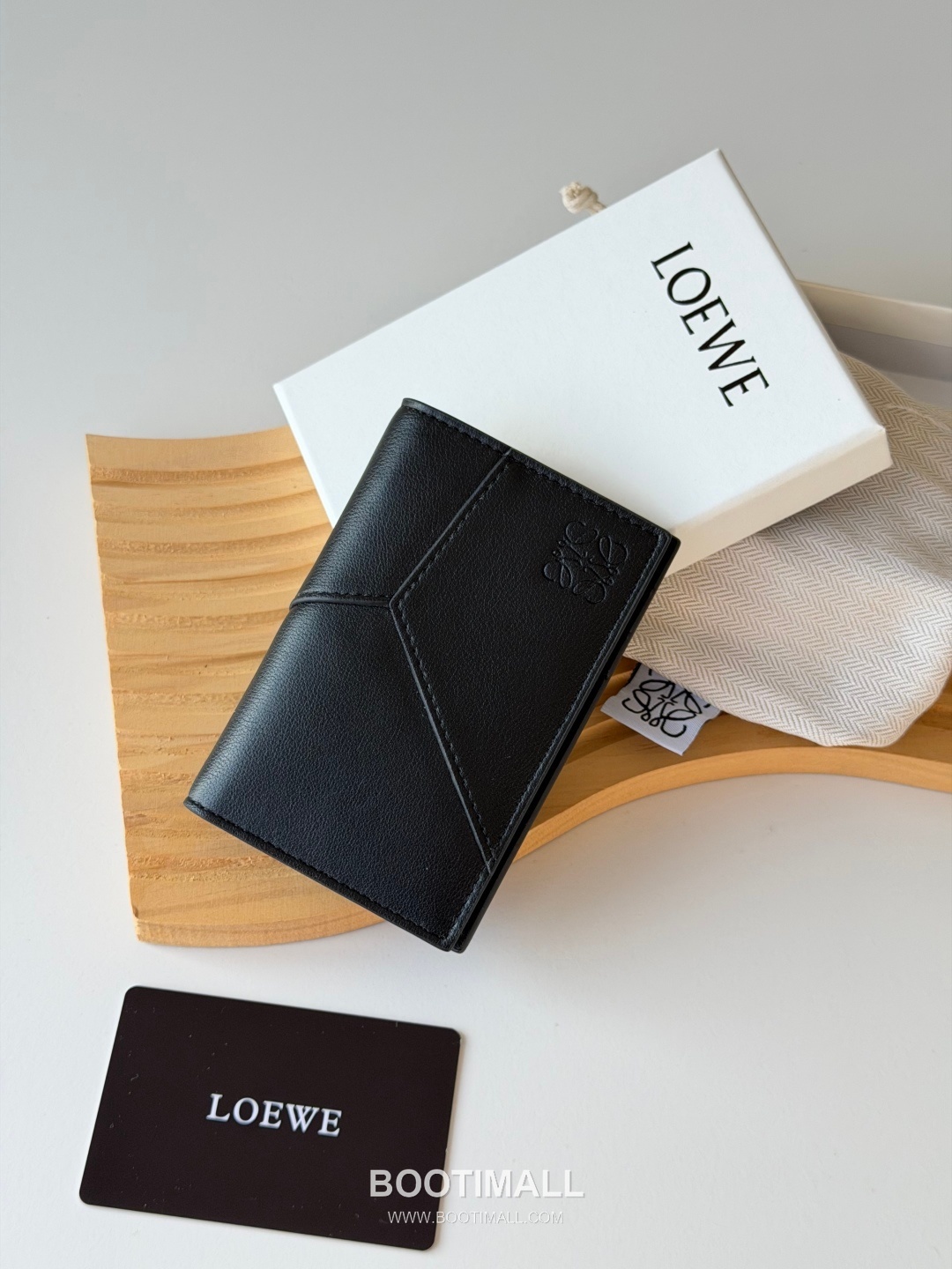 Loewe Puzzle Smooth Calfskin Pocket Organizer Card Holder 로에베 퍼즐 스무스 카프스킨 포켓 오거나이저 카드지갑 L1132 11cm 1