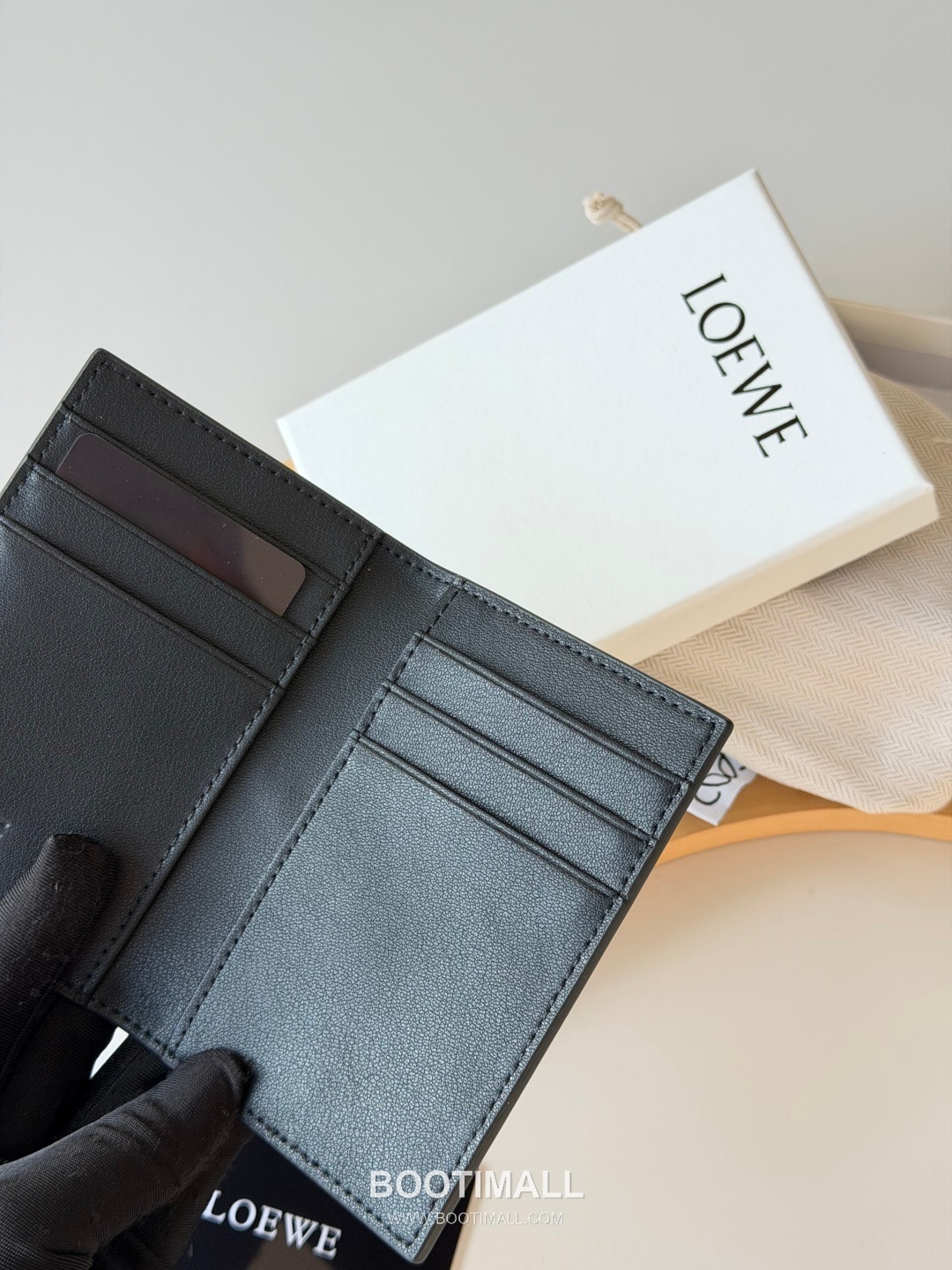 Loewe Puzzle Smooth Calfskin Pocket Organizer Card Holder 로에베 퍼즐 스무스 카프스킨 포켓 오거나이저 카드지갑 L1132 11cm 8