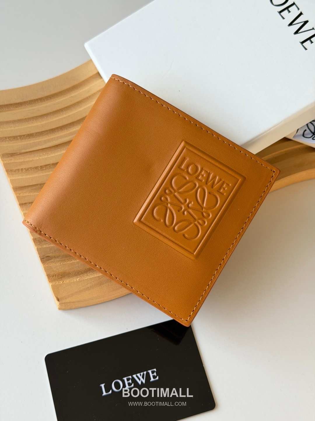 Loewe Puzzle Embossed Smooth Calfskin Bi-Fold Wallet 로에베 퍼즐 엠보싱 스무스 카프스킨 반지갑 L1139 11cm 2