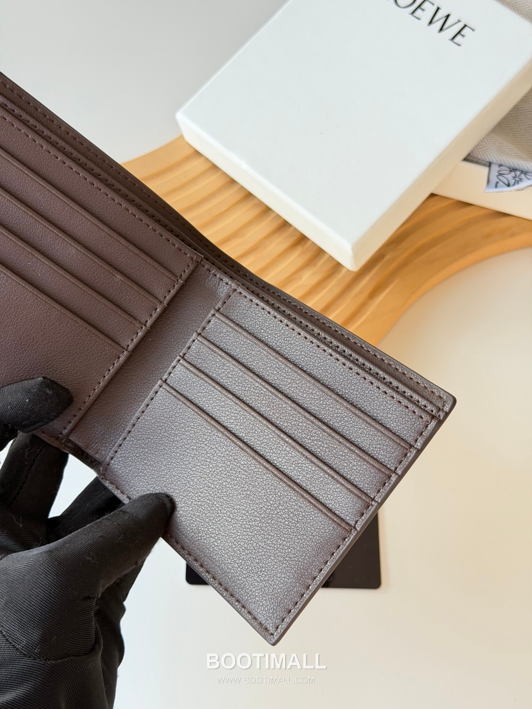 Loewe Puzzle Embossed Smooth Calfskin Bi-Fold Wallet 로에베 퍼즐 엠보싱 스무스 카프스킨 반지갑 L1139 11cm 8