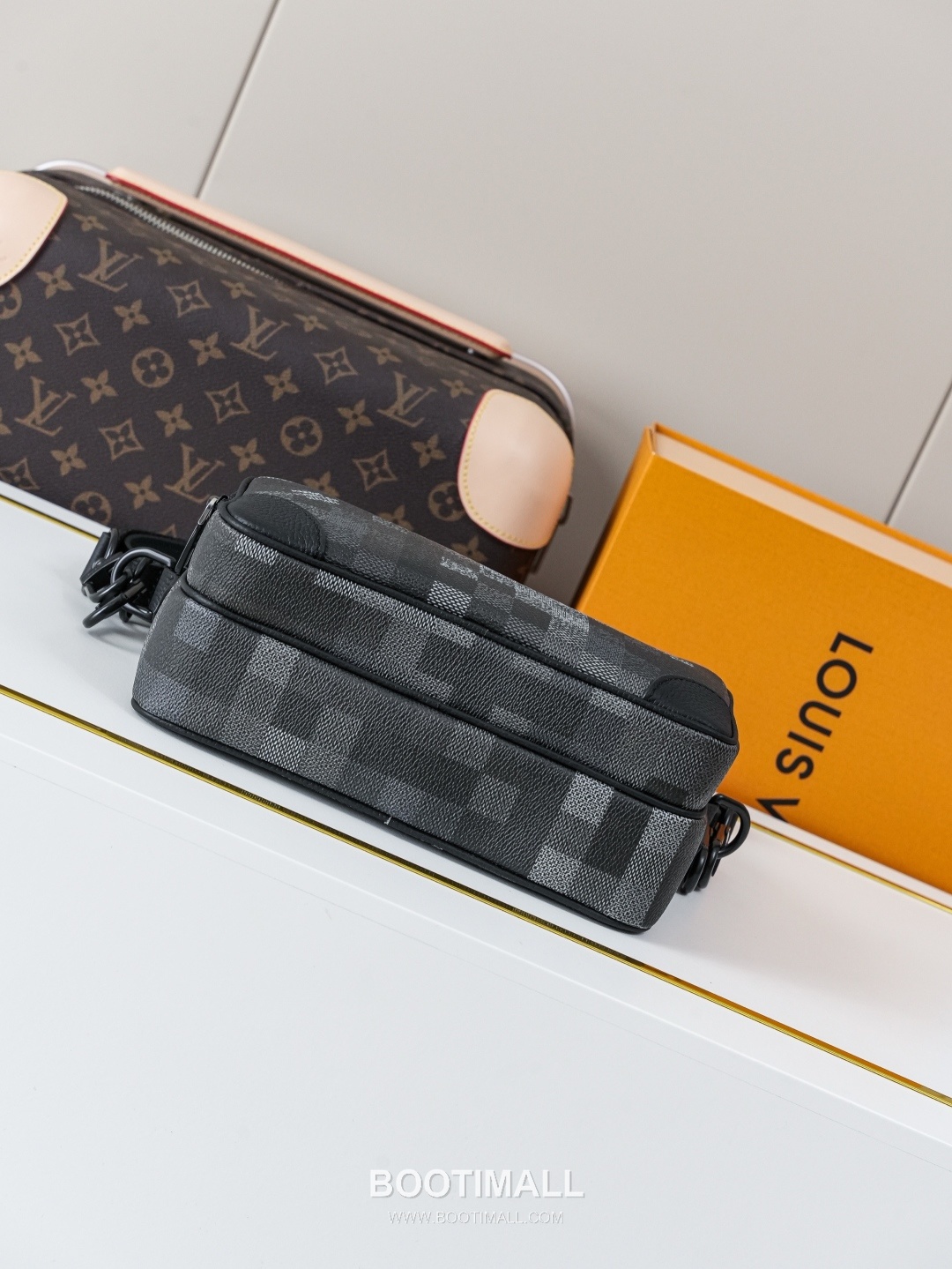 Louis Vuitton Nil Damoflage Black Messenger Bag 루이비통 닐 다모플라쥬 블랙 메신저백 M14988 25cm 5
