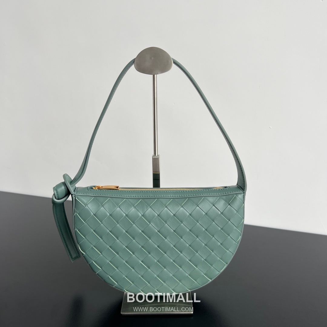 Bottega Veneta Mini Sunrise Intrecciato Nappa Leather Shoulder Bag 보테가베네타 미니 선라이즈 인트레치아토 나파 숄더백 23cm 1