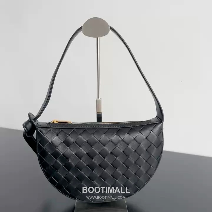 Bottega Veneta Mini Sunrise Intrecciato Nappa Leather Shoulder Bag 보테가베네타 미니 선라이즈 인트레치아토 나파 숄더백 23cm 10