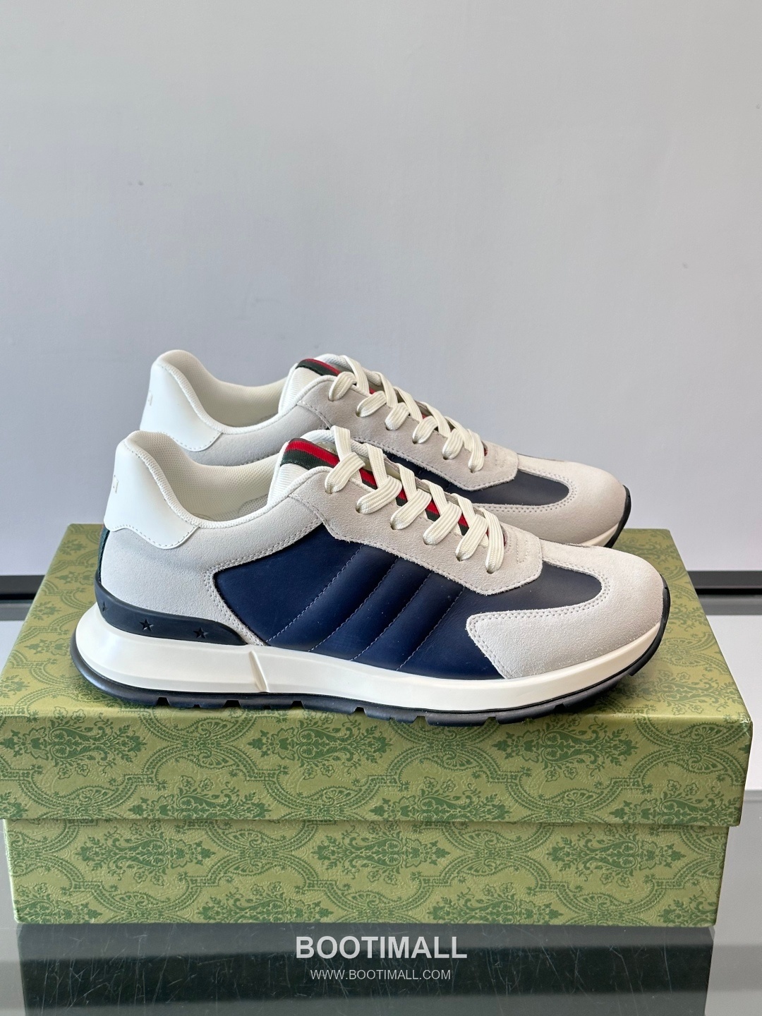 Gucci Screener Leather Fabric Low Sneakers 구찌 스크리너 레더 패브릭 로우 스니커즈 1