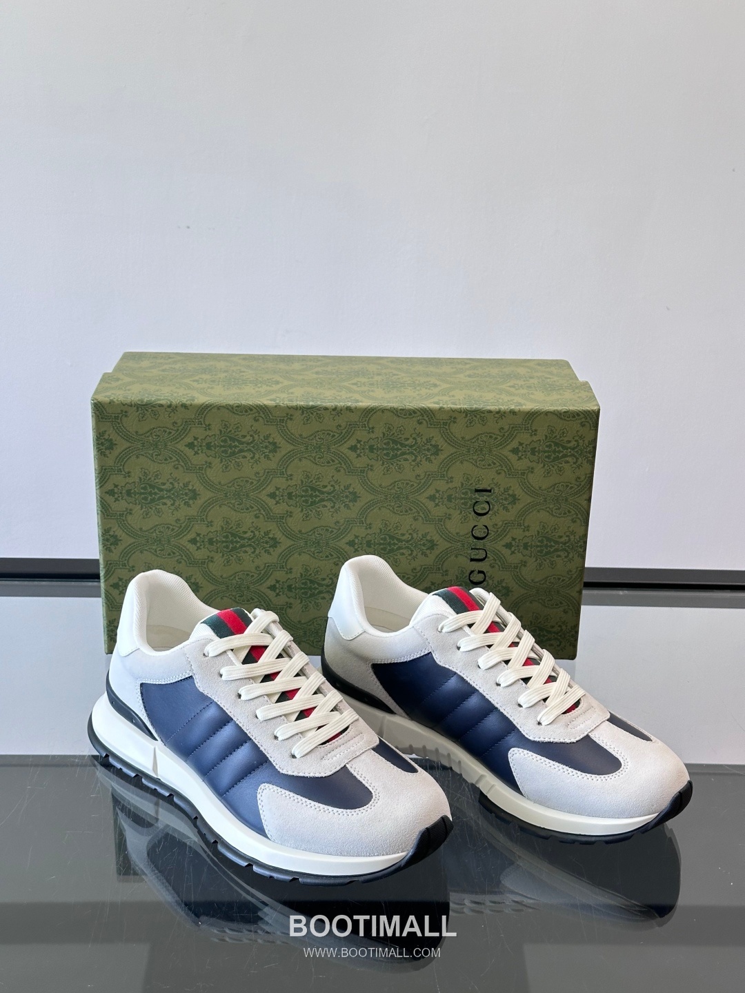 Gucci Screener Leather Fabric Low Sneakers 구찌 스크리너 레더 패브릭 로우 스니커즈 5