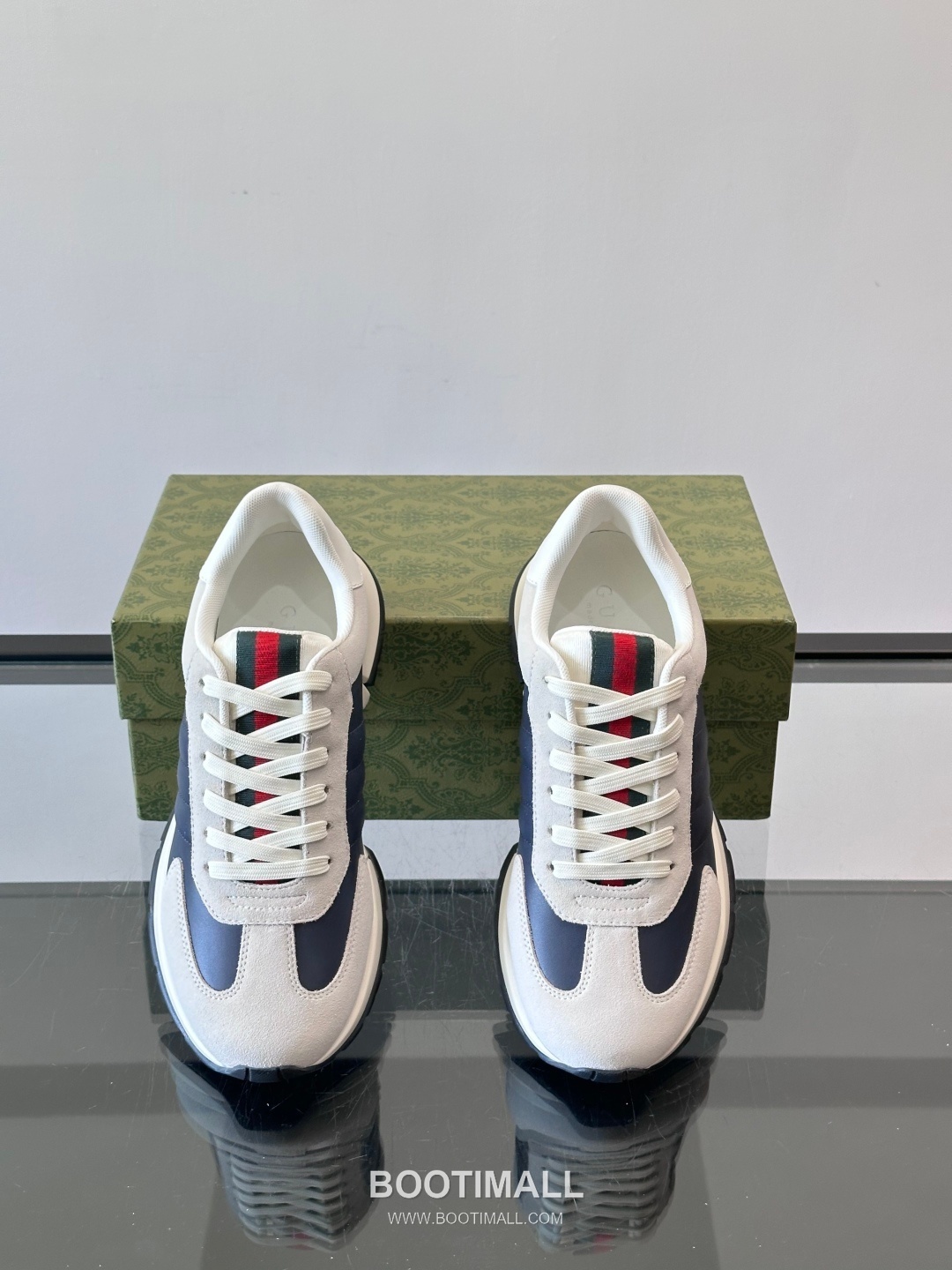 Gucci Screener Leather Fabric Low Sneakers 구찌 스크리너 레더 패브릭 로우 스니커즈 6