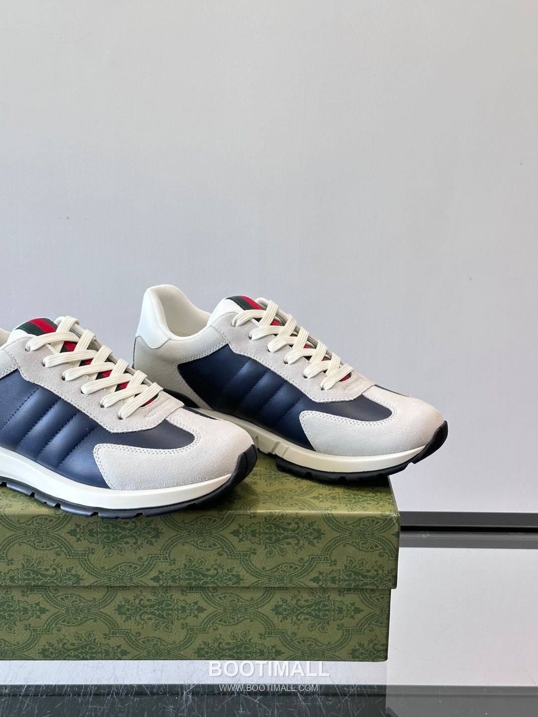 Gucci Screener Leather Fabric Low Sneakers 구찌 스크리너 레더 패브릭 로우 스니커즈 7