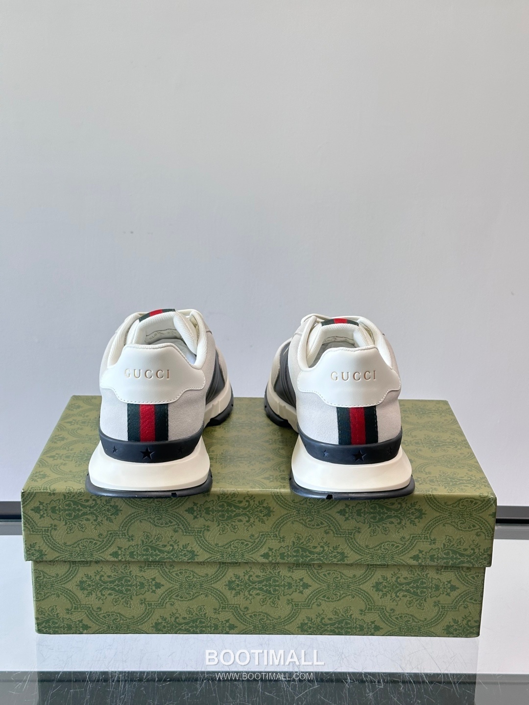 Gucci Screener Leather Fabric Low Sneakers 구찌 스크리너 레더 패브릭 로우 스니커즈 8