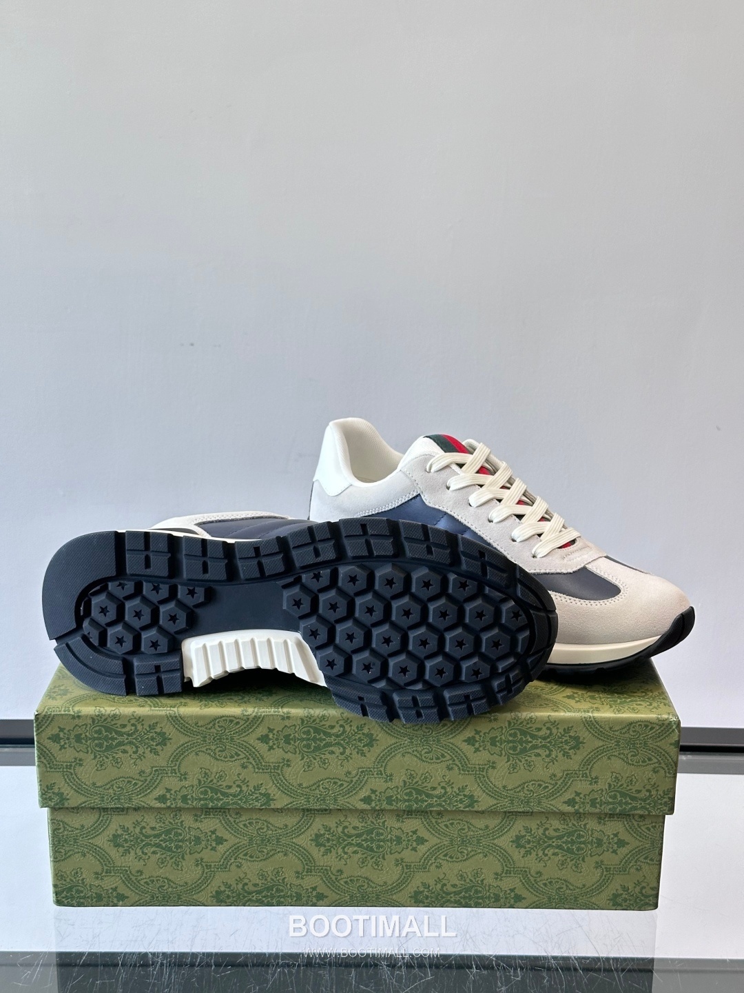 Gucci Screener Leather Fabric Low Sneakers 구찌 스크리너 레더 패브릭 로우 스니커즈 9