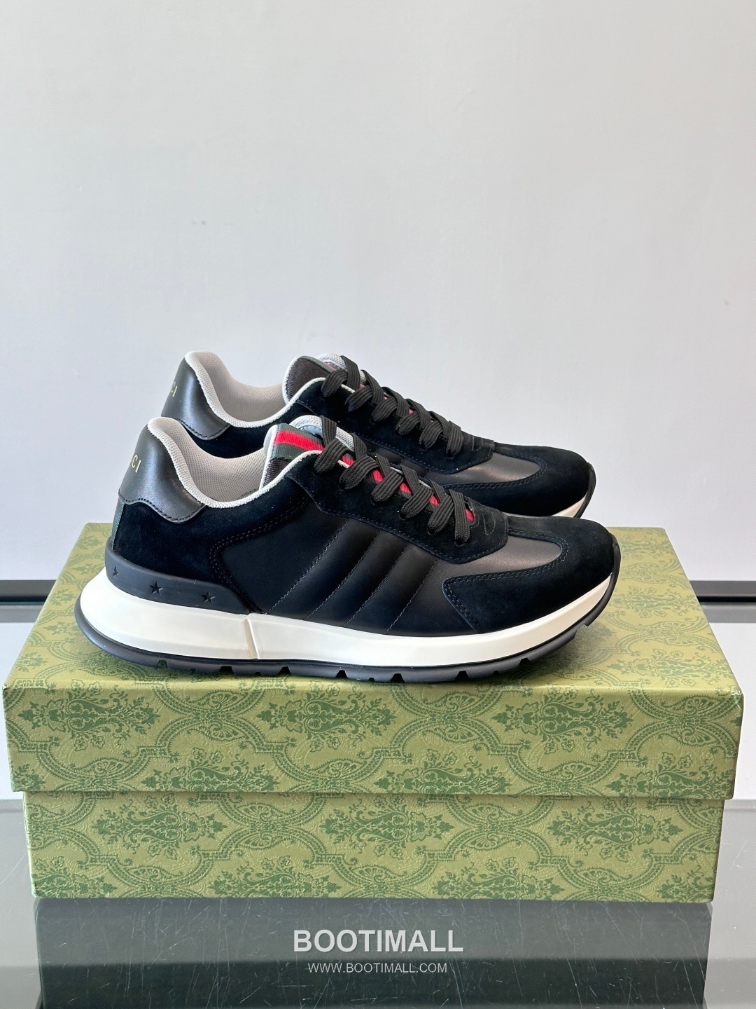 Gucci Screener Leather Fabric Low Sneakers 구찌 스크리너 레더 패브릭 로우 스니커즈 1