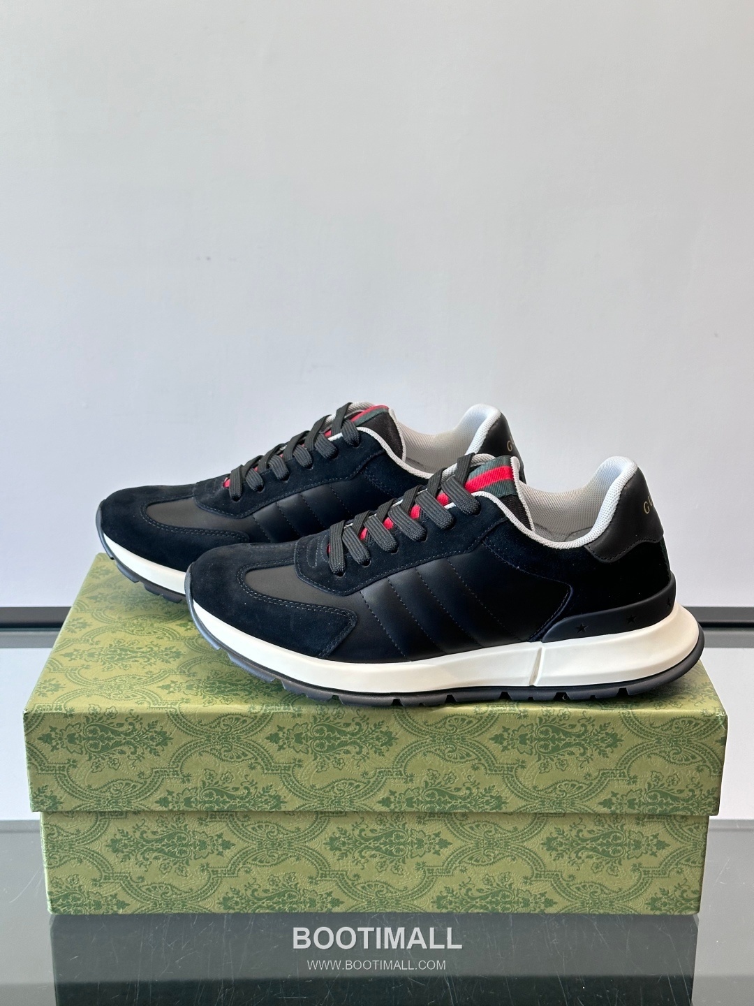 Gucci Screener Leather Fabric Low Sneakers 구찌 스크리너 레더 패브릭 로우 스니커즈 3