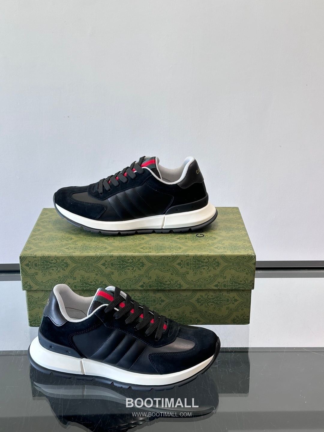 Gucci Screener Leather Fabric Low Sneakers 구찌 스크리너 레더 패브릭 로우 스니커즈 4