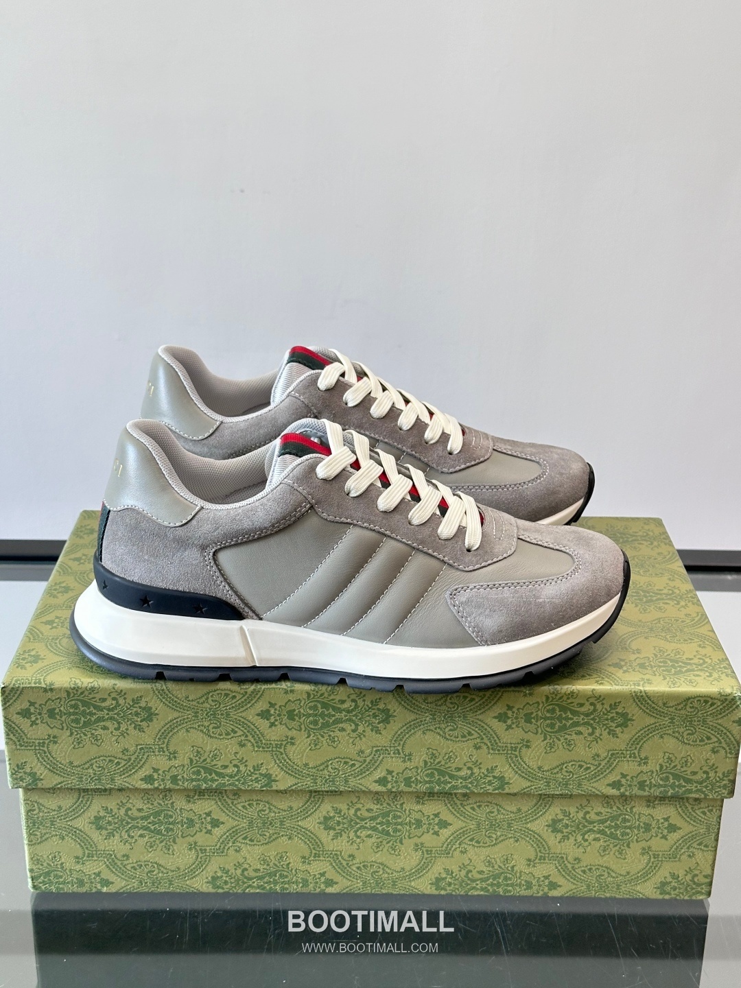 Gucci Screener Leather Fabric Low Sneakers 구찌 스크리너 레더 패브릭 로우 스니커즈 1