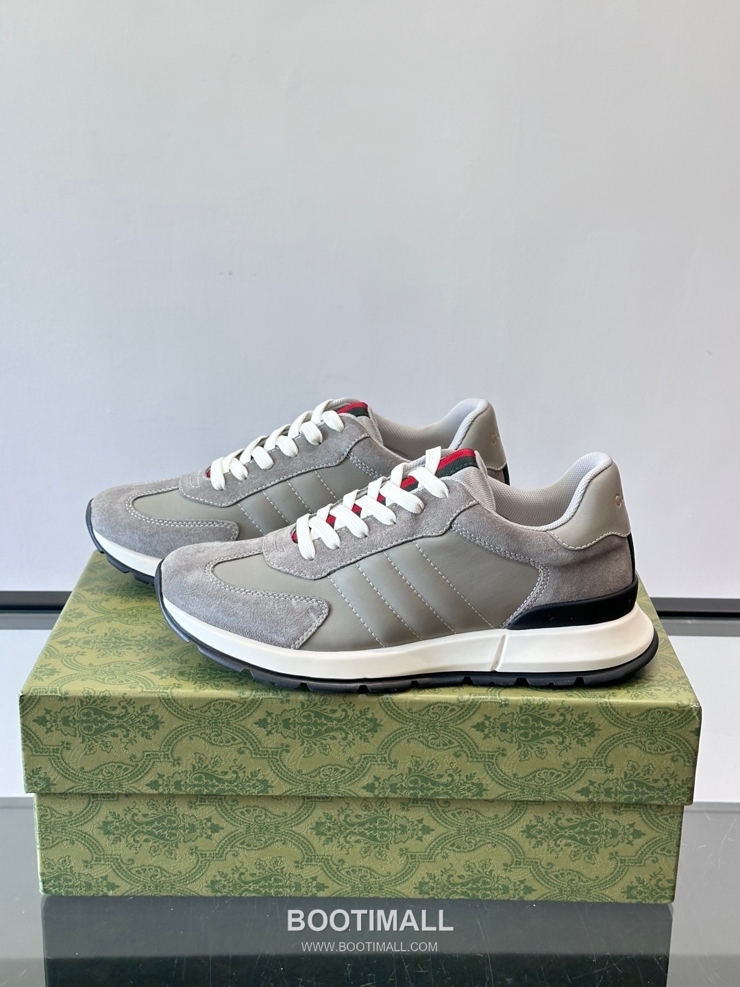 Gucci Screener Leather Fabric Low Sneakers 구찌 스크리너 레더 패브릭 로우 스니커즈 3