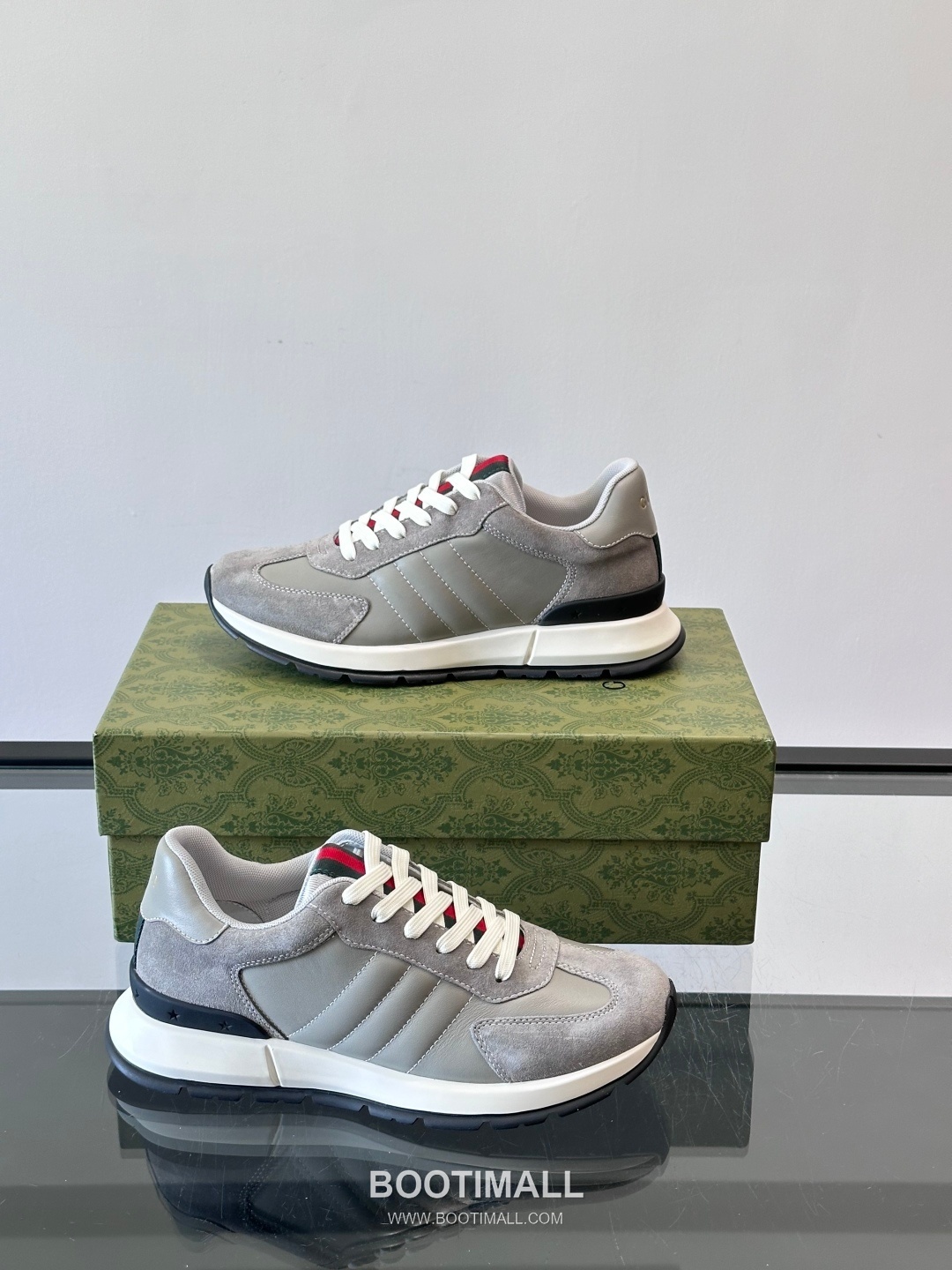 Gucci Screener Leather Fabric Low Sneakers 구찌 스크리너 레더 패브릭 로우 스니커즈 4