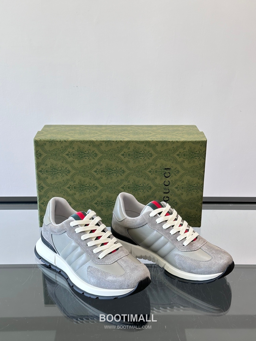 Gucci Screener Leather Fabric Low Sneakers 구찌 스크리너 레더 패브릭 로우 스니커즈 5