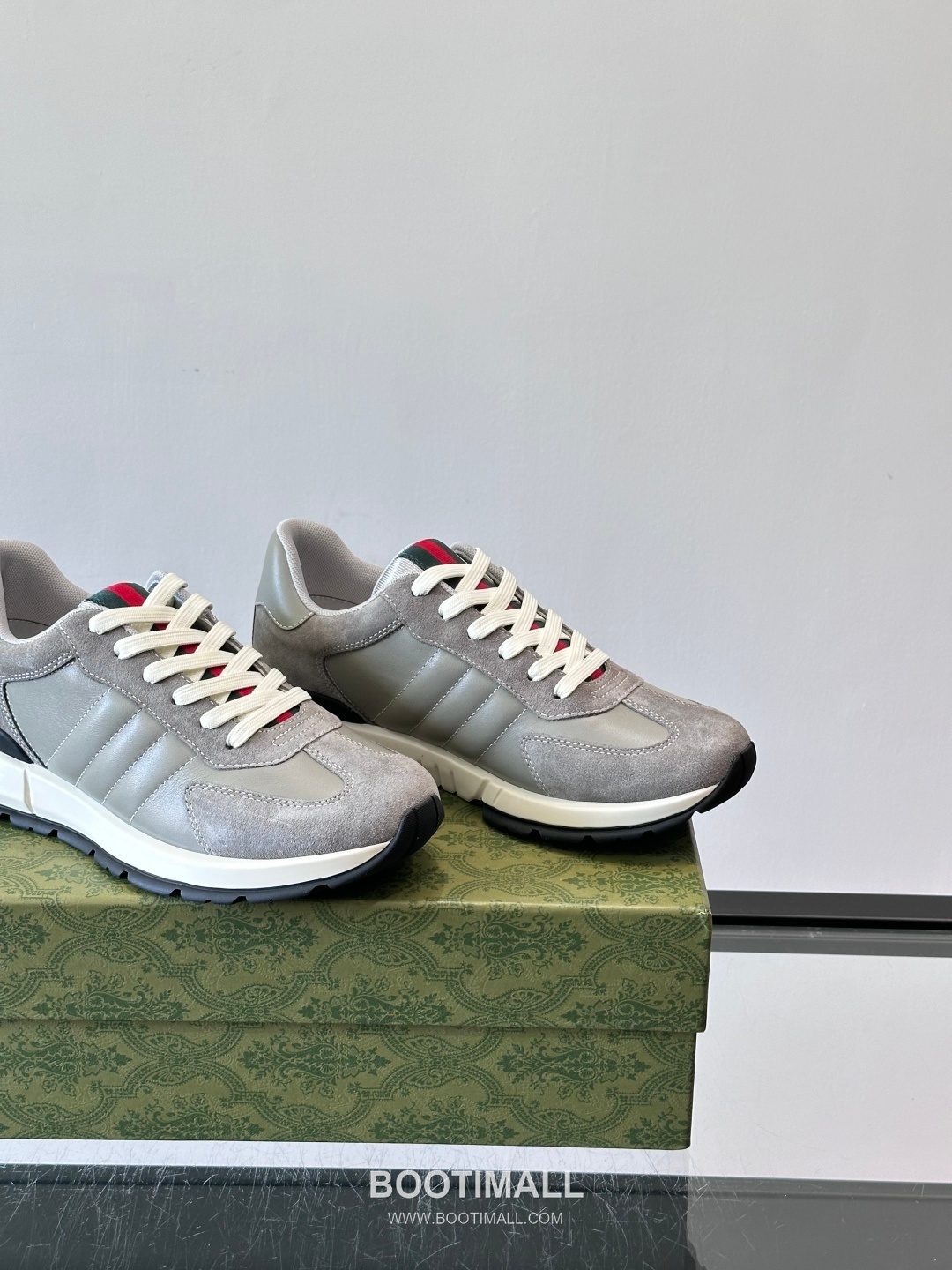 Gucci Screener Leather Fabric Low Sneakers 구찌 스크리너 레더 패브릭 로우 스니커즈 7