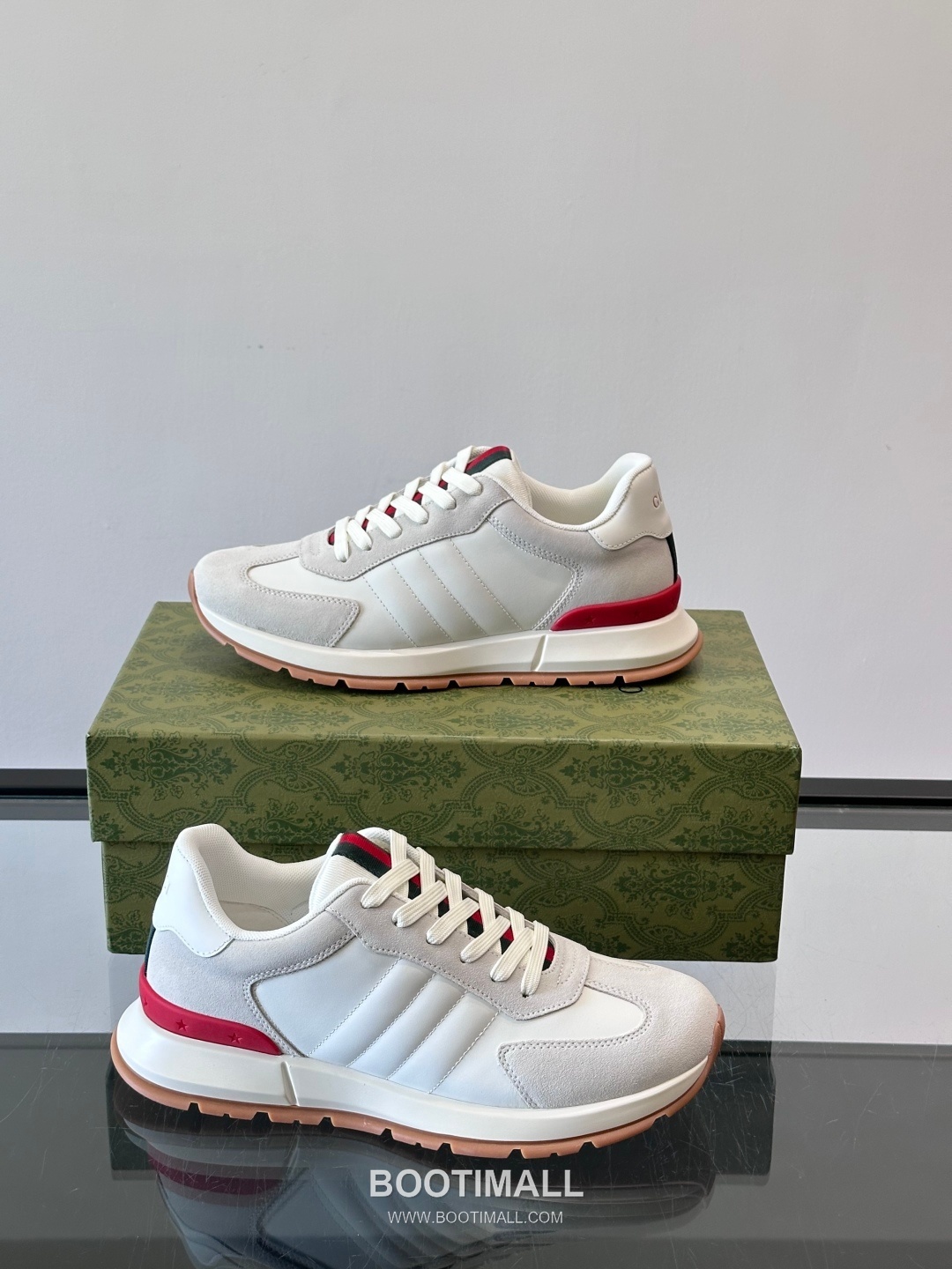 Gucci Screener Leather Fabric Low Sneakers 구찌 스크리너 레더 패브릭 로우 스니커즈 4