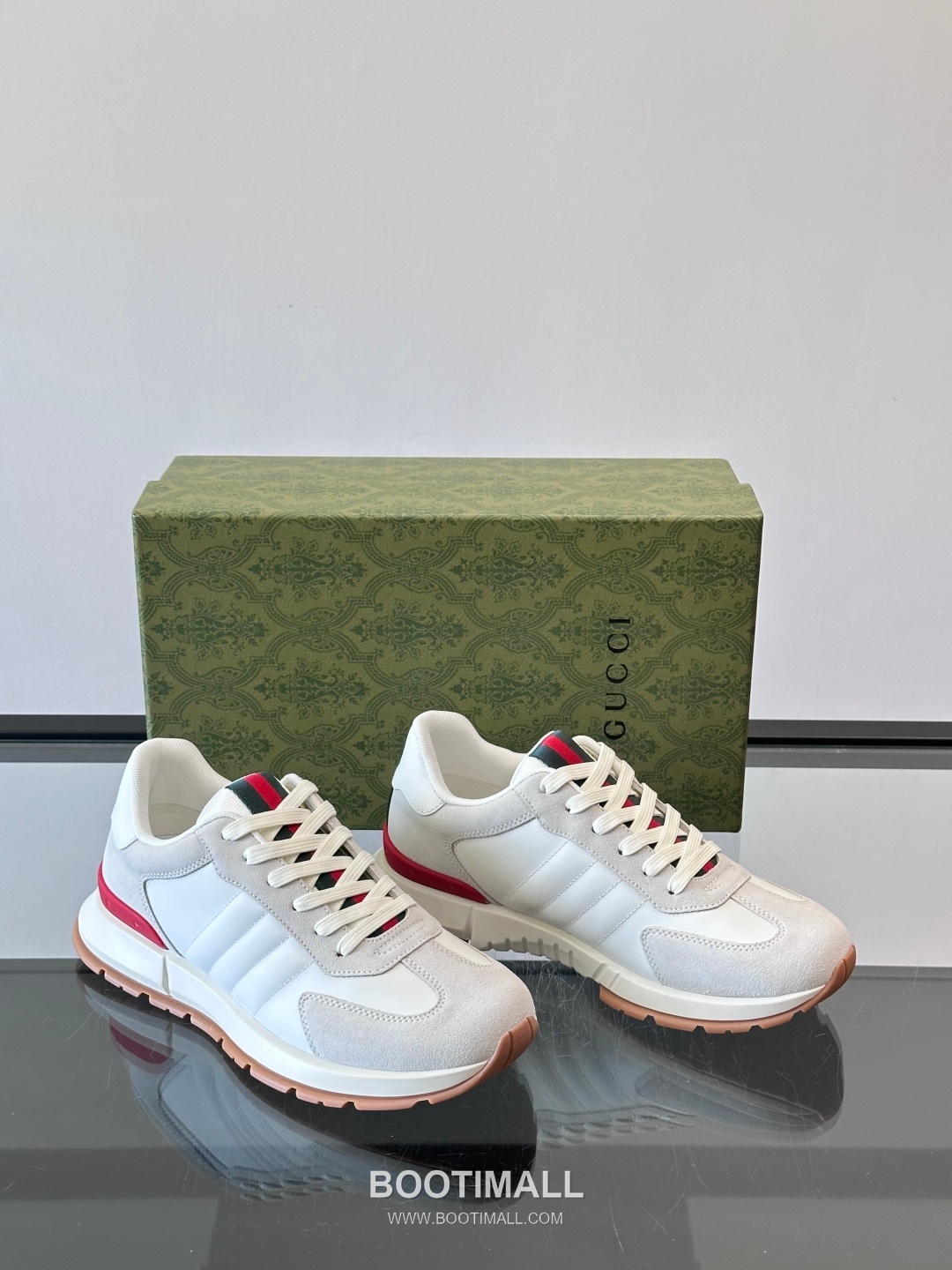 Gucci Screener Leather Fabric Low Sneakers 구찌 스크리너 레더 패브릭 로우 스니커즈 5