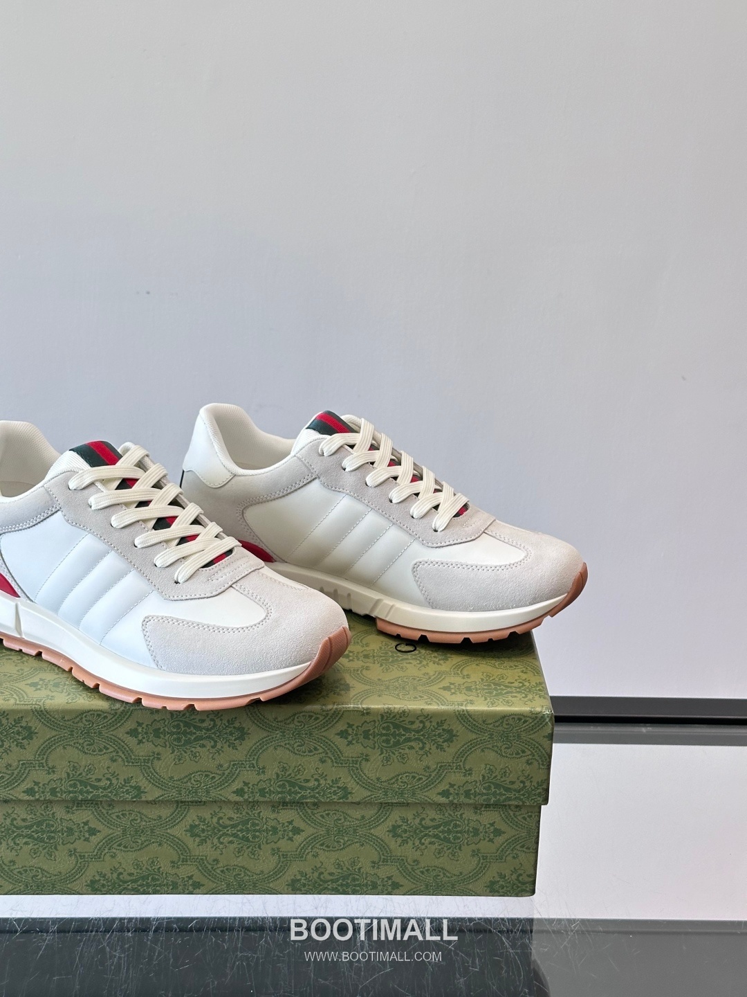 Gucci Screener Leather Fabric Low Sneakers 구찌 스크리너 레더 패브릭 로우 스니커즈 7