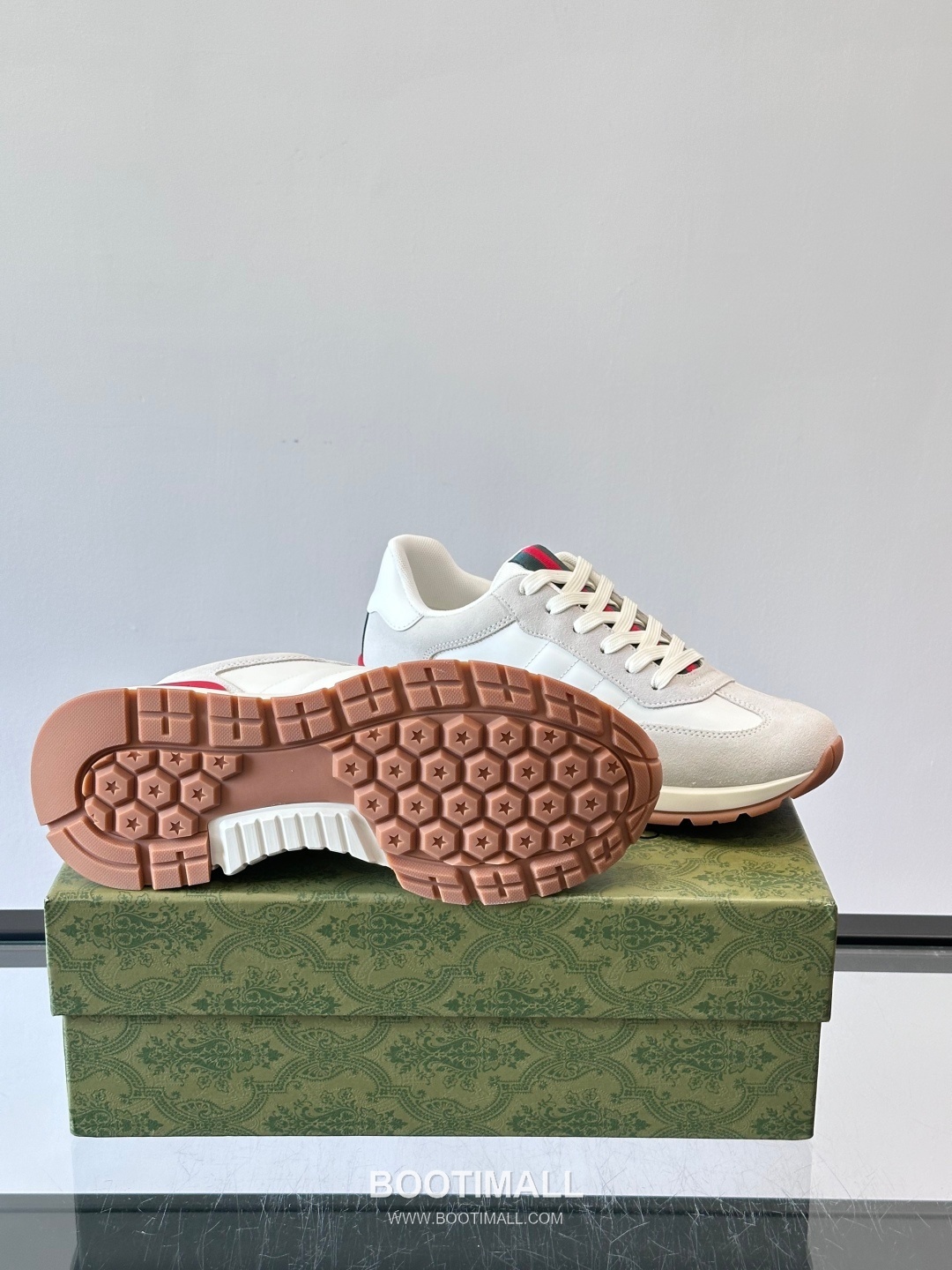 Gucci Screener Leather Fabric Low Sneakers 구찌 스크리너 레더 패브릭 로우 스니커즈 9