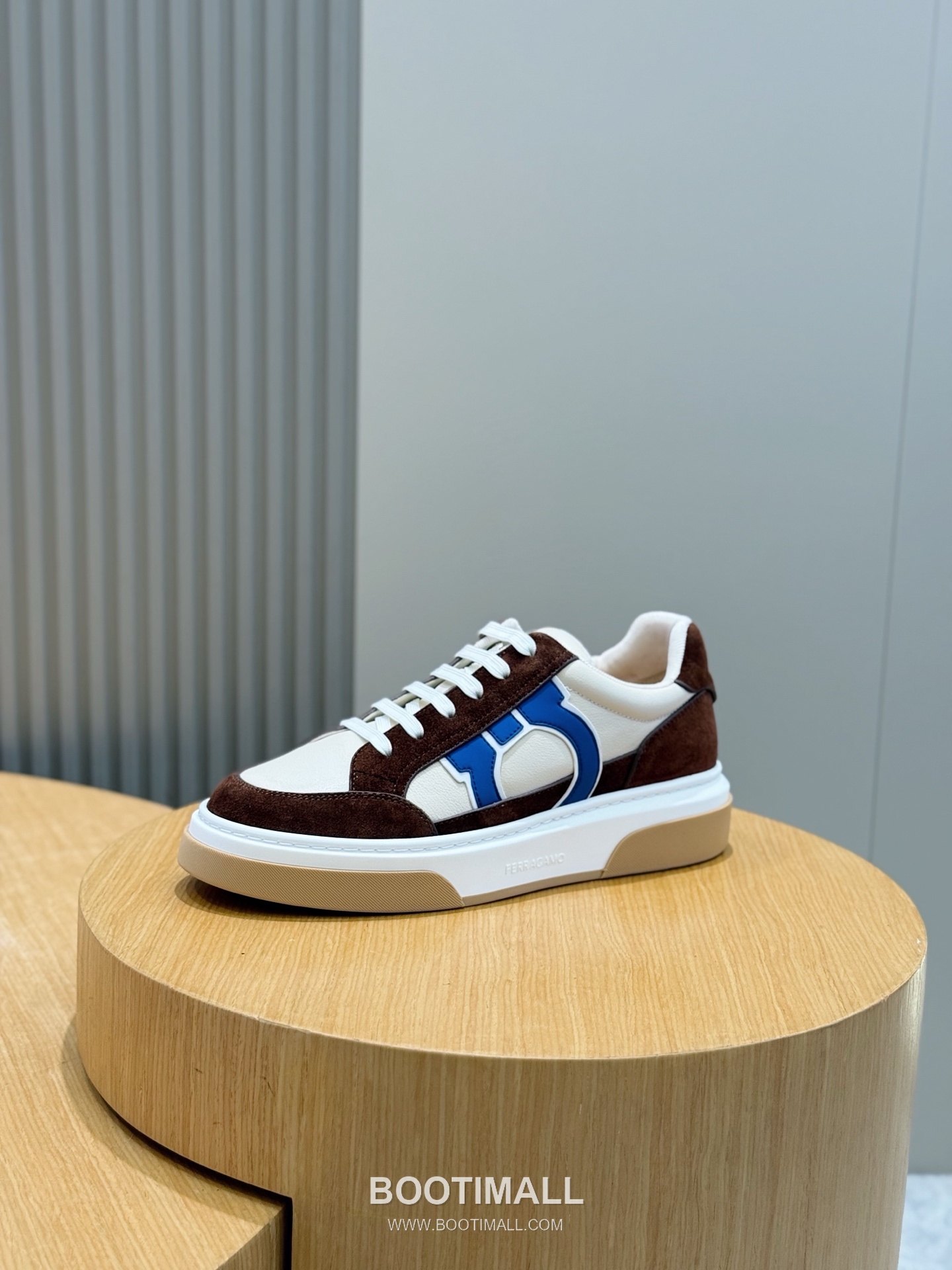 Salvatore Ferragamo Gancini Mesh Leather Low Sneakers 살바토레 페라가모 간치니 메쉬 레더 로우 스니커즈 2