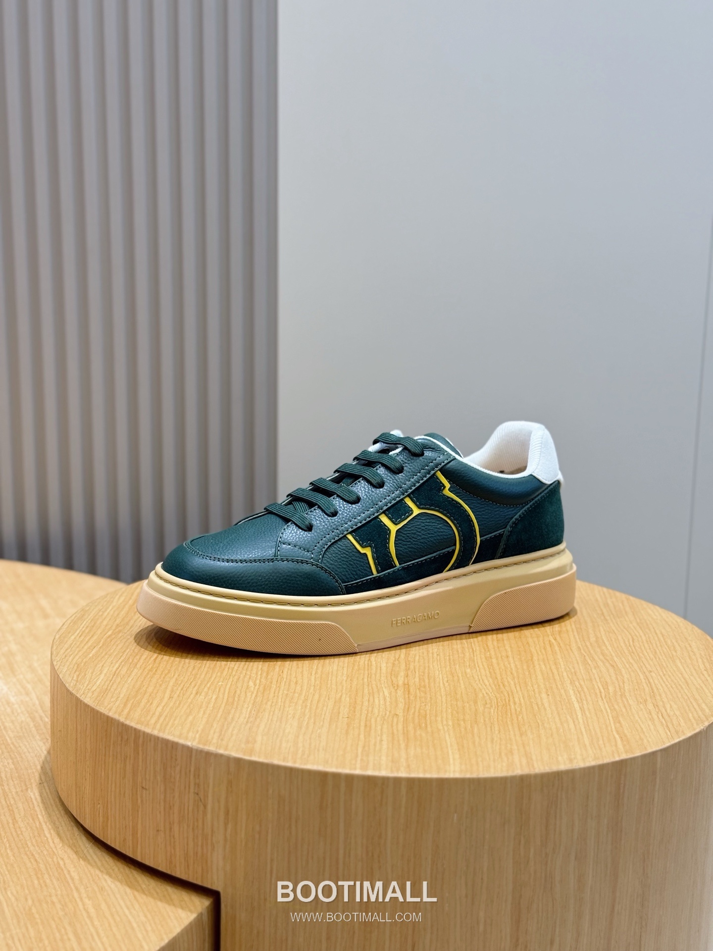 Salvatore Ferragamo Gancini Mesh Leather Low Sneakers 살바토레 페라가모 간치니 메쉬 레더 로우 스니커즈 2