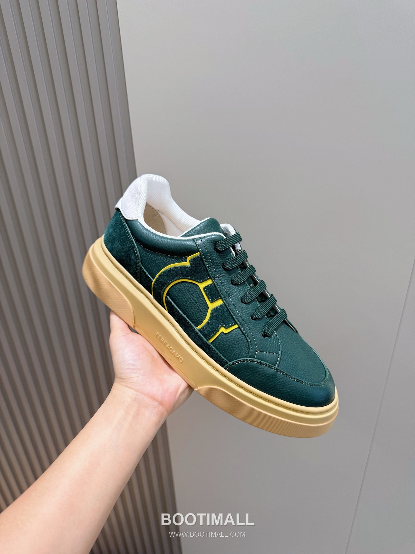 Salvatore Ferragamo Gancini Mesh Leather Low Sneakers 살바토레 페라가모 간치니 메쉬 레더 로우 스니커즈 5