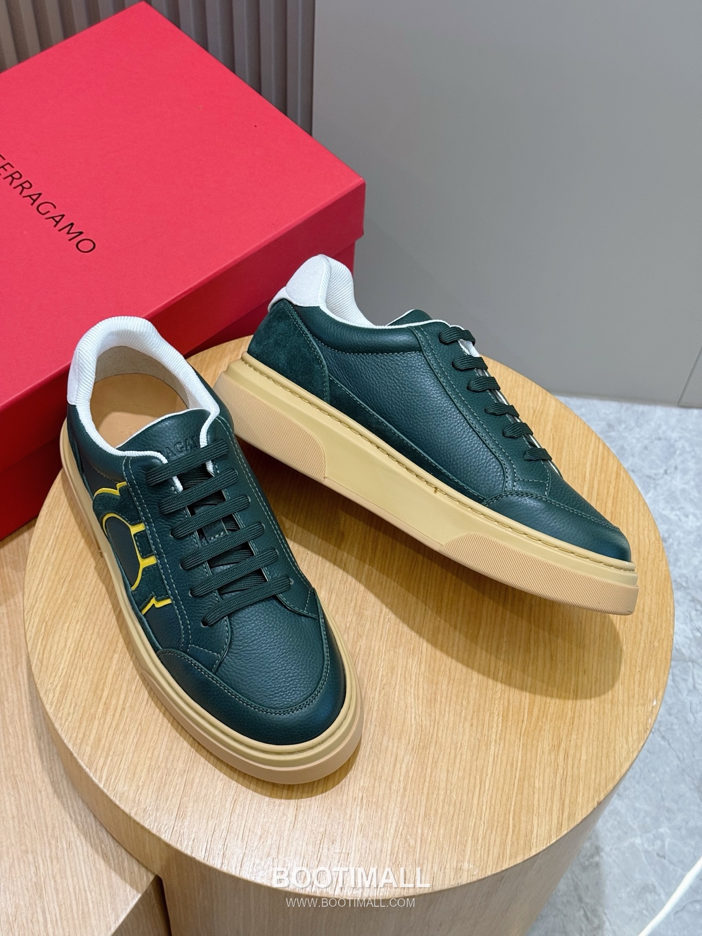 Salvatore Ferragamo Gancini Mesh Leather Low Sneakers 살바토레 페라가모 간치니 메쉬 레더 로우 스니커즈 7