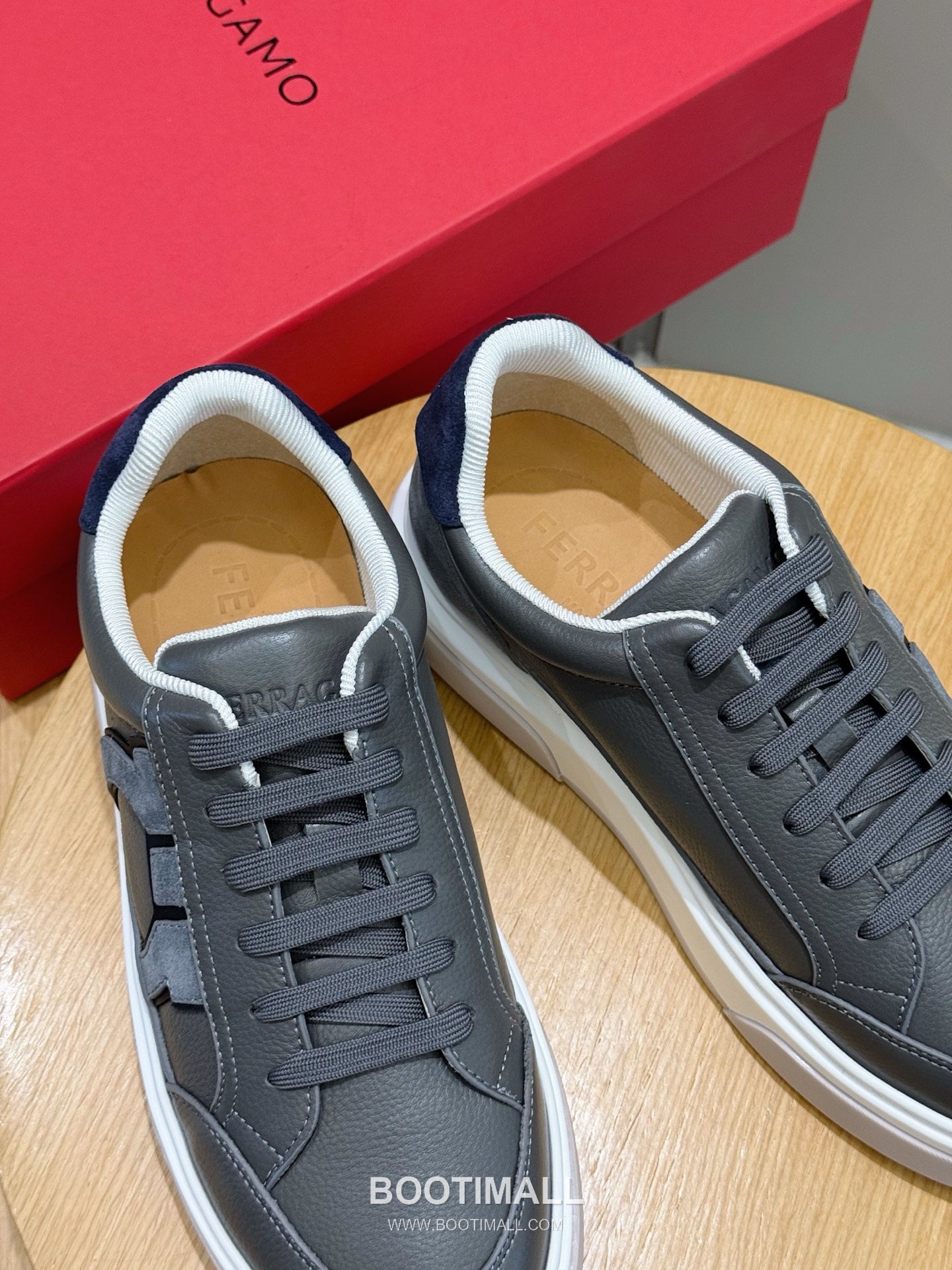 Salvatore Ferragamo Gancini Mesh Leather Low Sneakers 살바토레 페라가모 간치니 메쉬 레더 로우 스니커즈 8