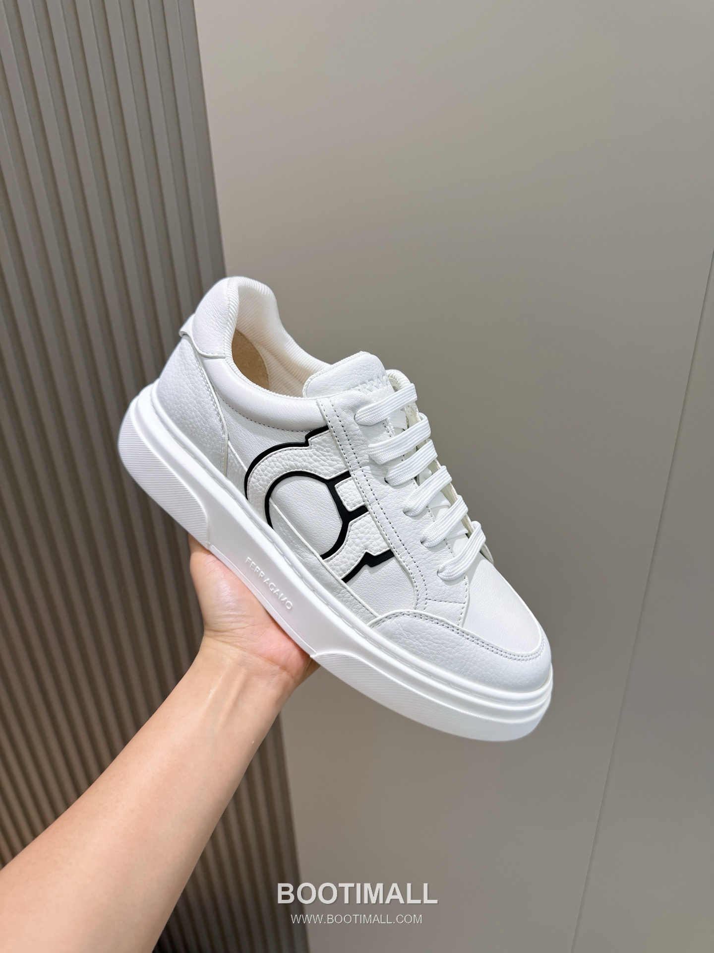 Salvatore Ferragamo Gancini Mesh Leather Low Sneakers 살바토레 페라가모 간치니 메쉬 레더 로우 스니커즈 5