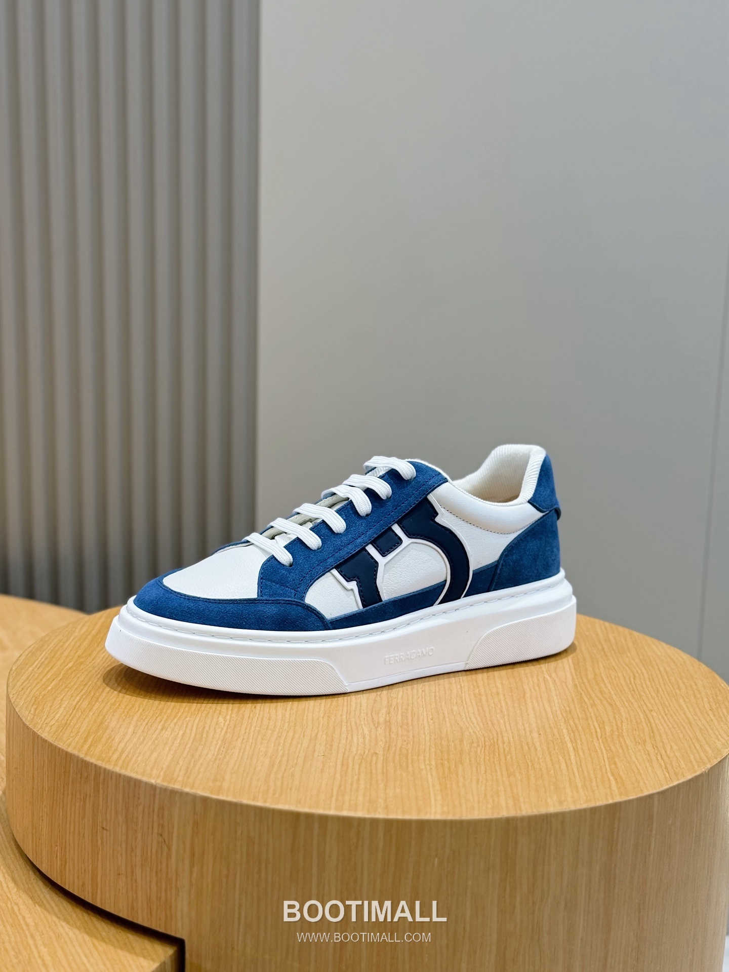 Salvatore Ferragamo Gancini Mesh Leather Low Sneakers 살바토레 페라가모 간치니 메쉬 레더 로우 스니커즈 2