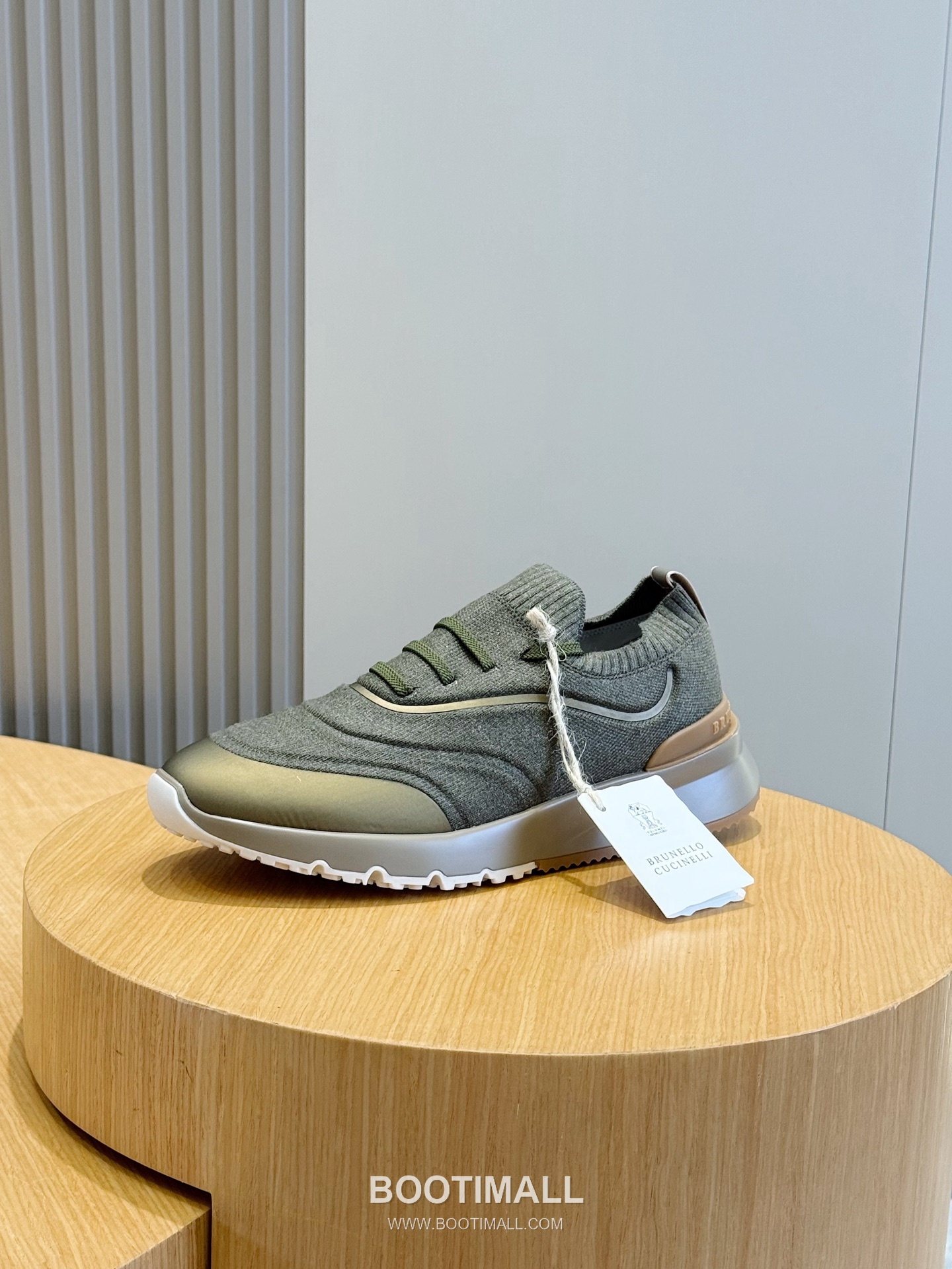 Brunello Cucinelli Knit Leather Low Sneakers 브루넬로 쿠치넬리 니트 레더 로우 스니커즈 2