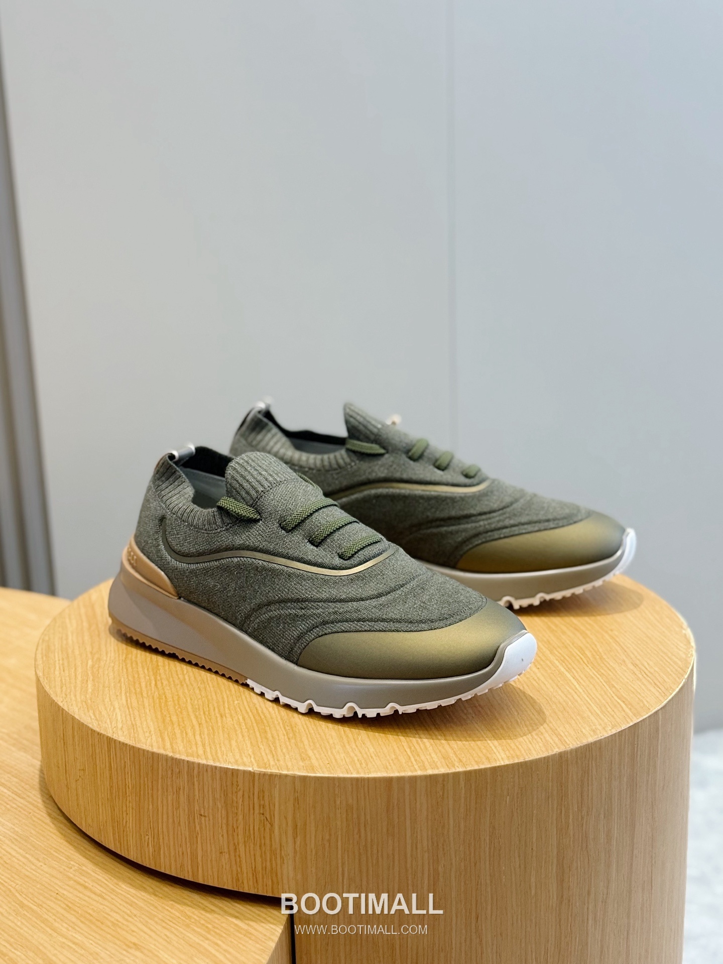 Brunello Cucinelli Knit Leather Low Sneakers 브루넬로 쿠치넬리 니트 레더 로우 스니커즈 3