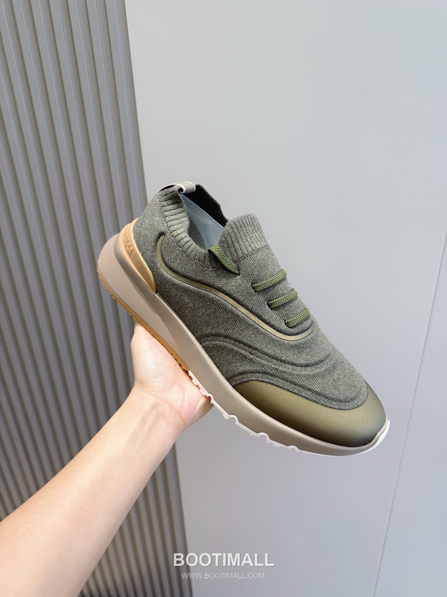 Brunello Cucinelli Knit Leather Low Sneakers 브루넬로 쿠치넬리 니트 레더 로우 스니커즈 5