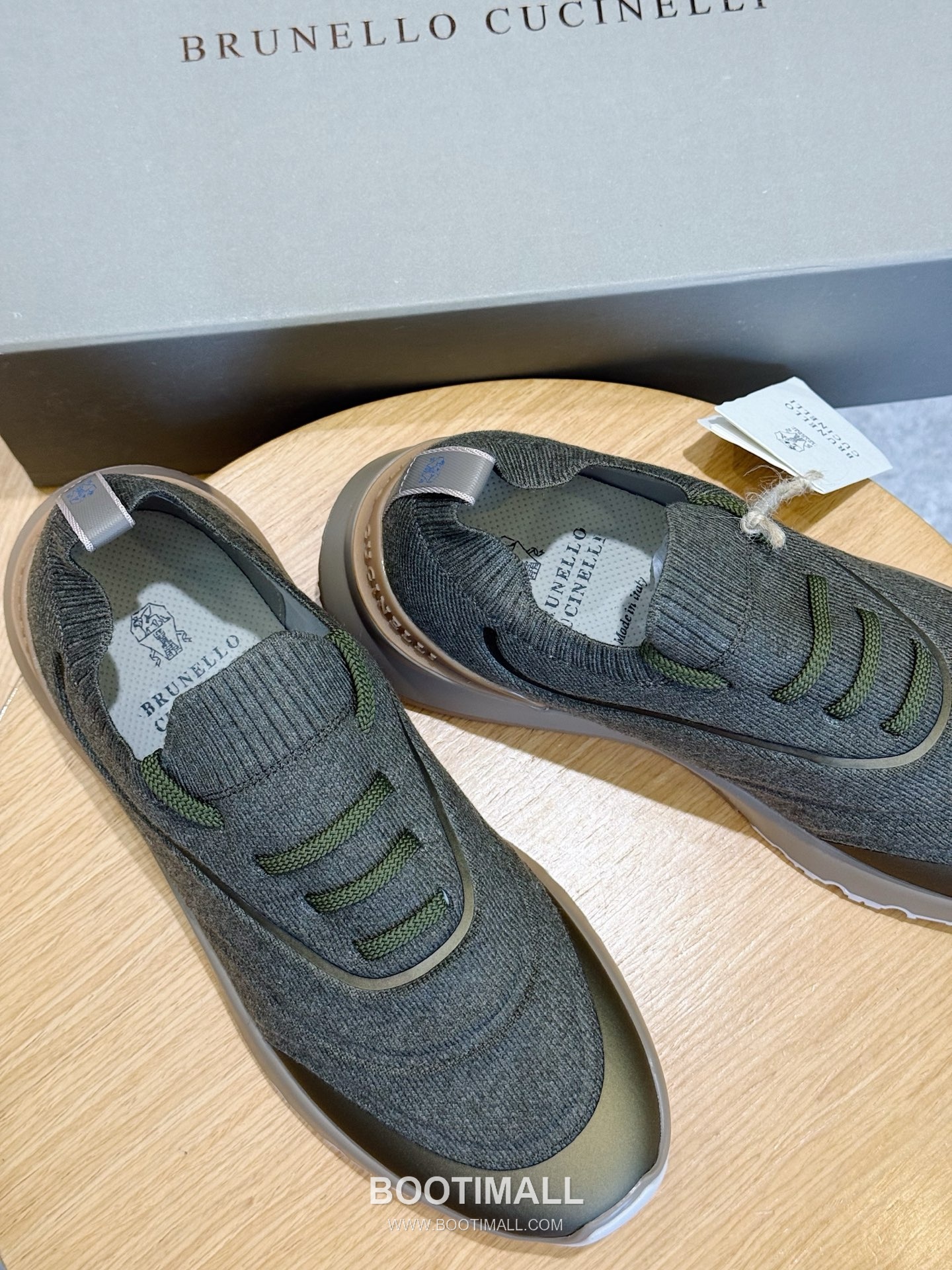 Brunello Cucinelli Knit Leather Low Sneakers 브루넬로 쿠치넬리 니트 레더 로우 스니커즈 8