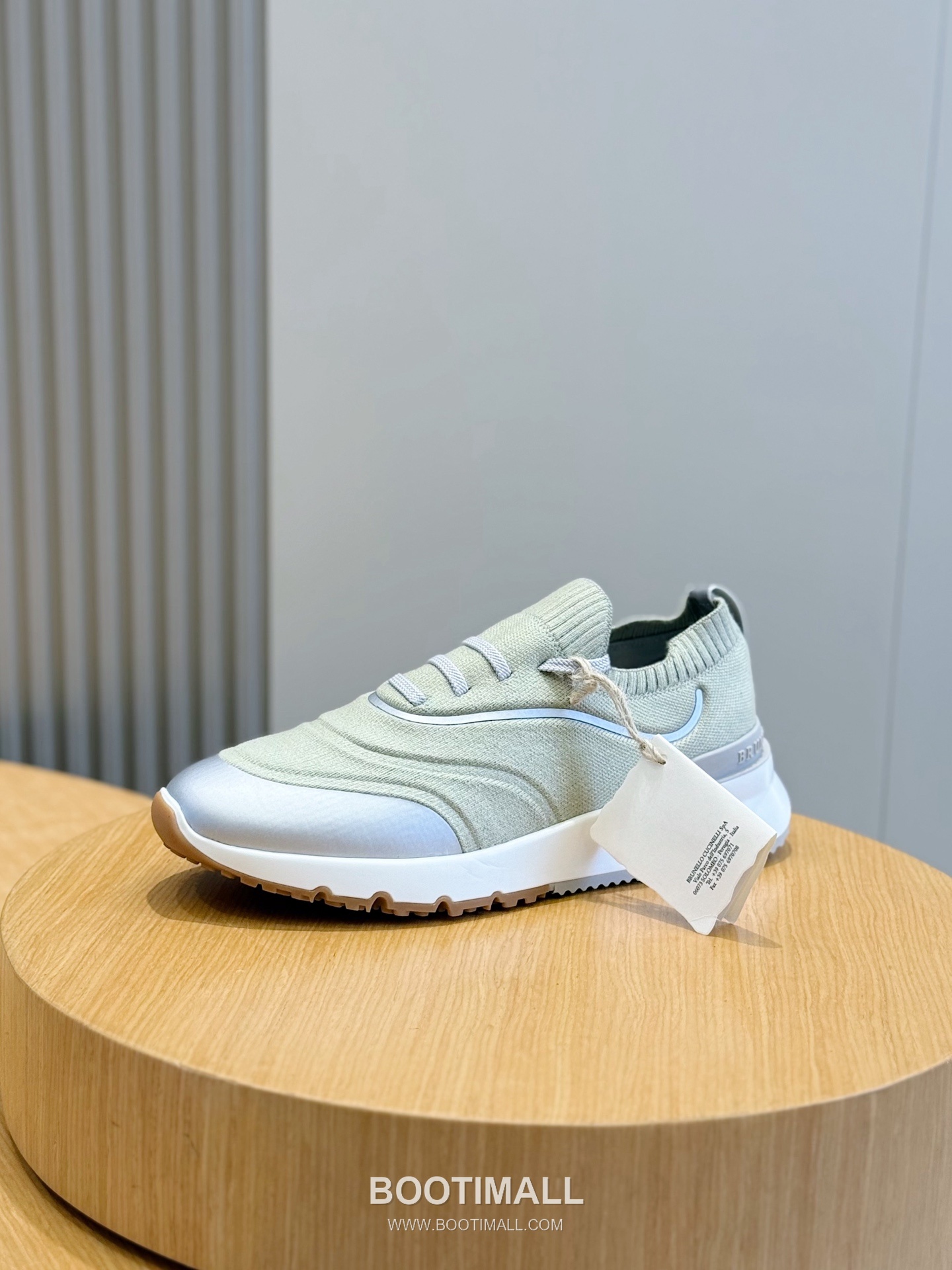 Brunello Cucinelli Knit Leather Low Sneakers 브루넬로 쿠치넬리 니트 레더 로우 스니커즈 2