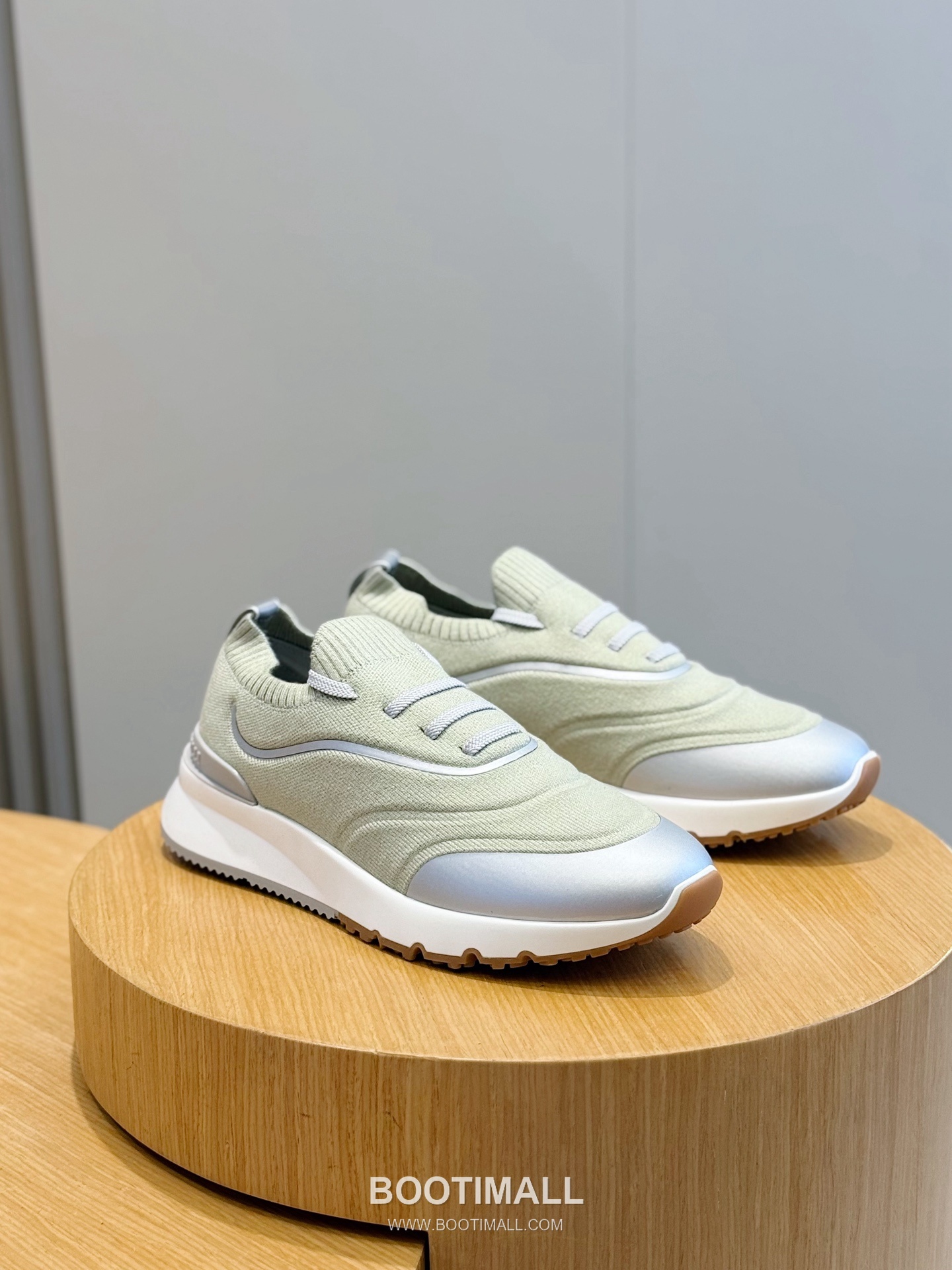 Brunello Cucinelli Knit Leather Low Sneakers 브루넬로 쿠치넬리 니트 레더 로우 스니커즈 3