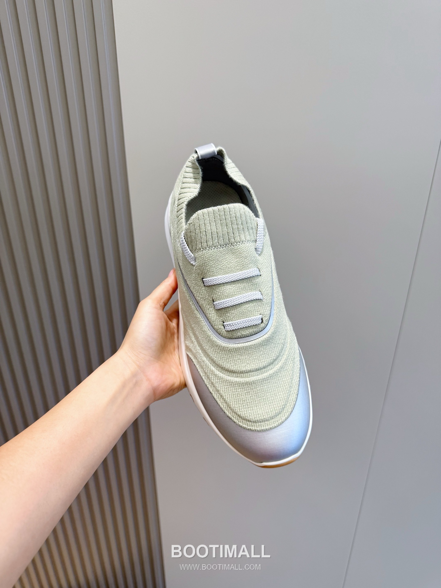 Brunello Cucinelli Knit Leather Low Sneakers 브루넬로 쿠치넬리 니트 레더 로우 스니커즈 4